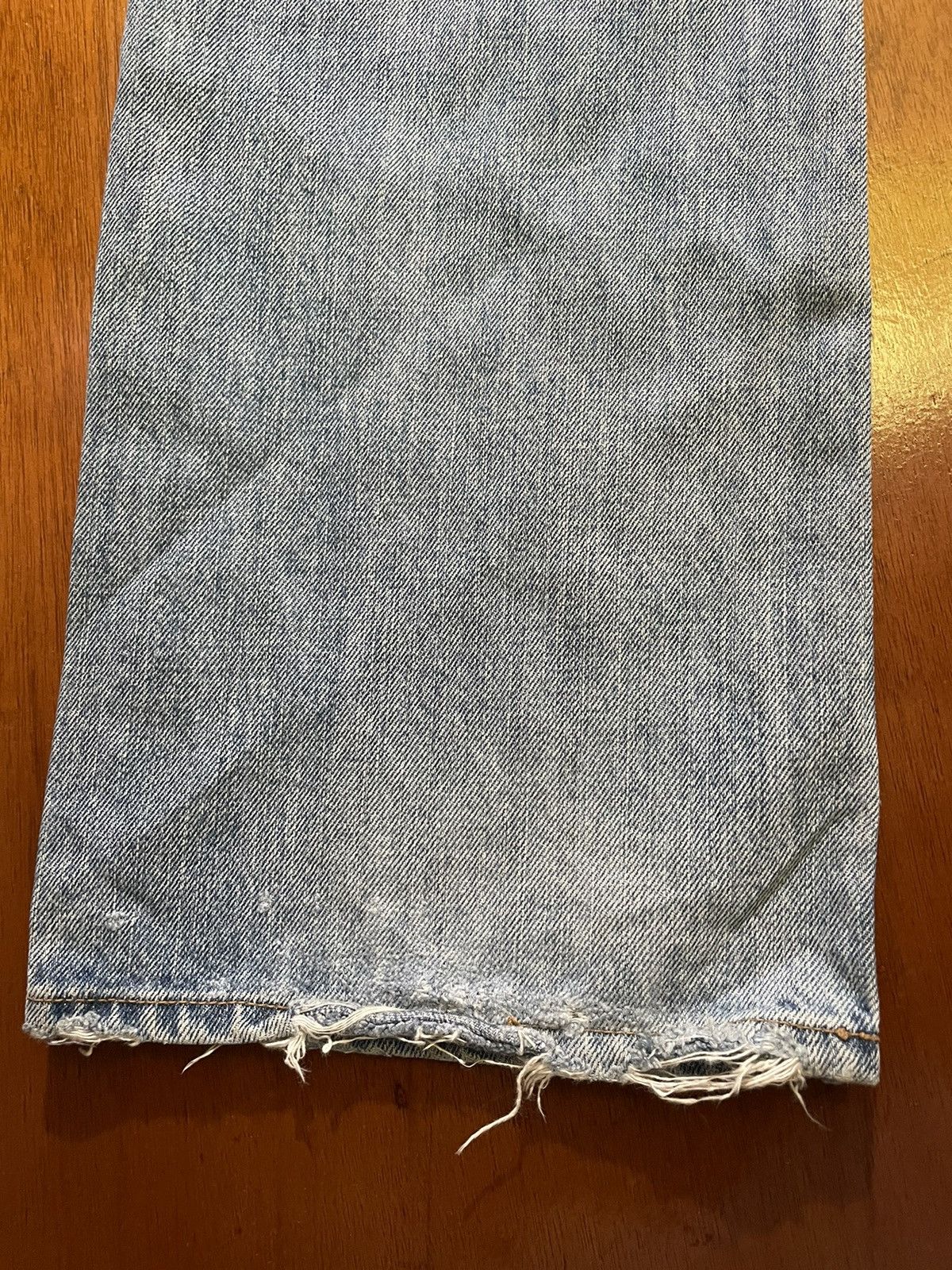 Rare Mickey Mouse Distressed Jeans Patchworks Flaire Cut