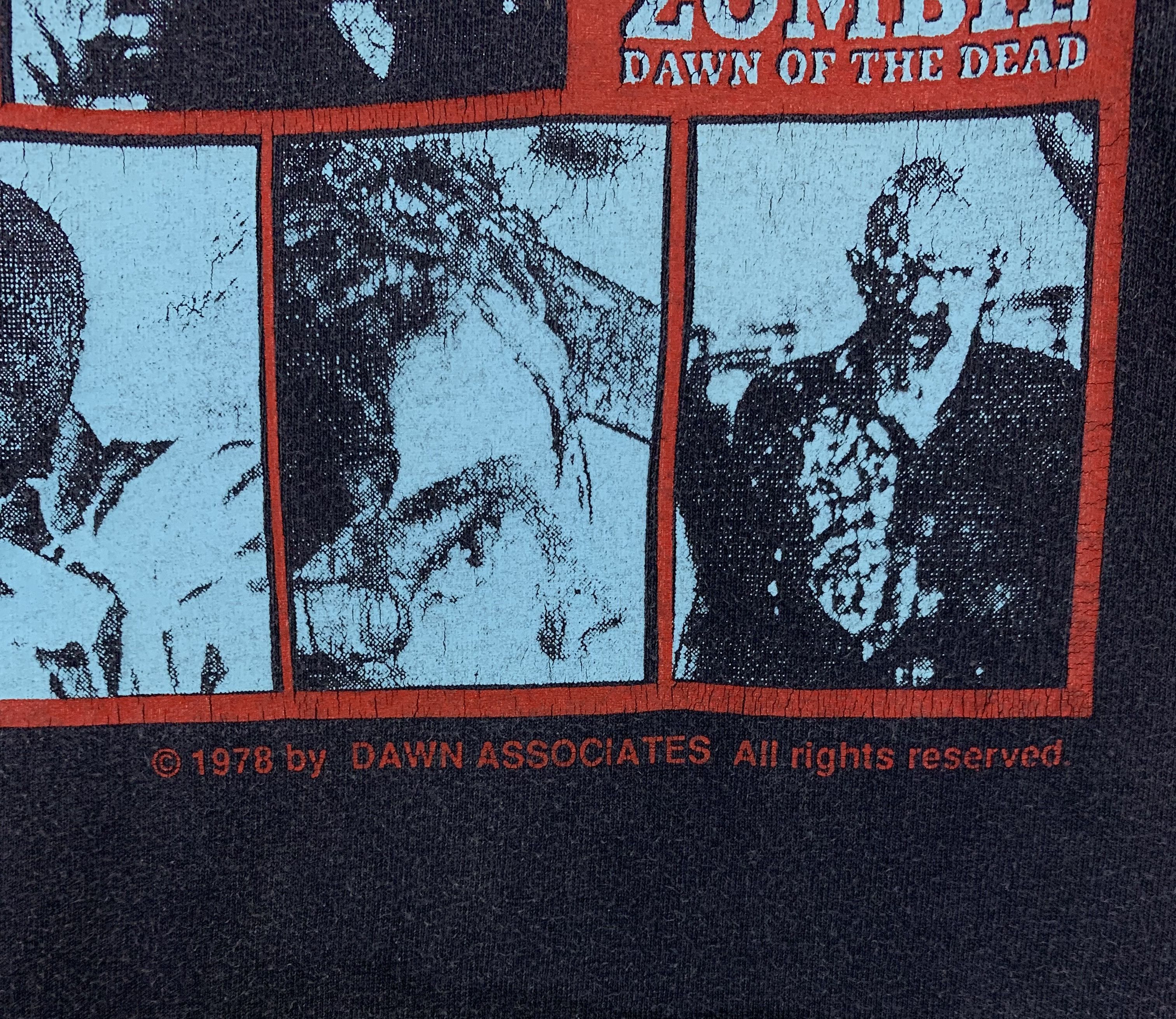 Vintage Dawn of the dead 1978 zombie horror film vintage 90s shirt Size US L / EU 52-54 / 3 - 9 Thumbnail