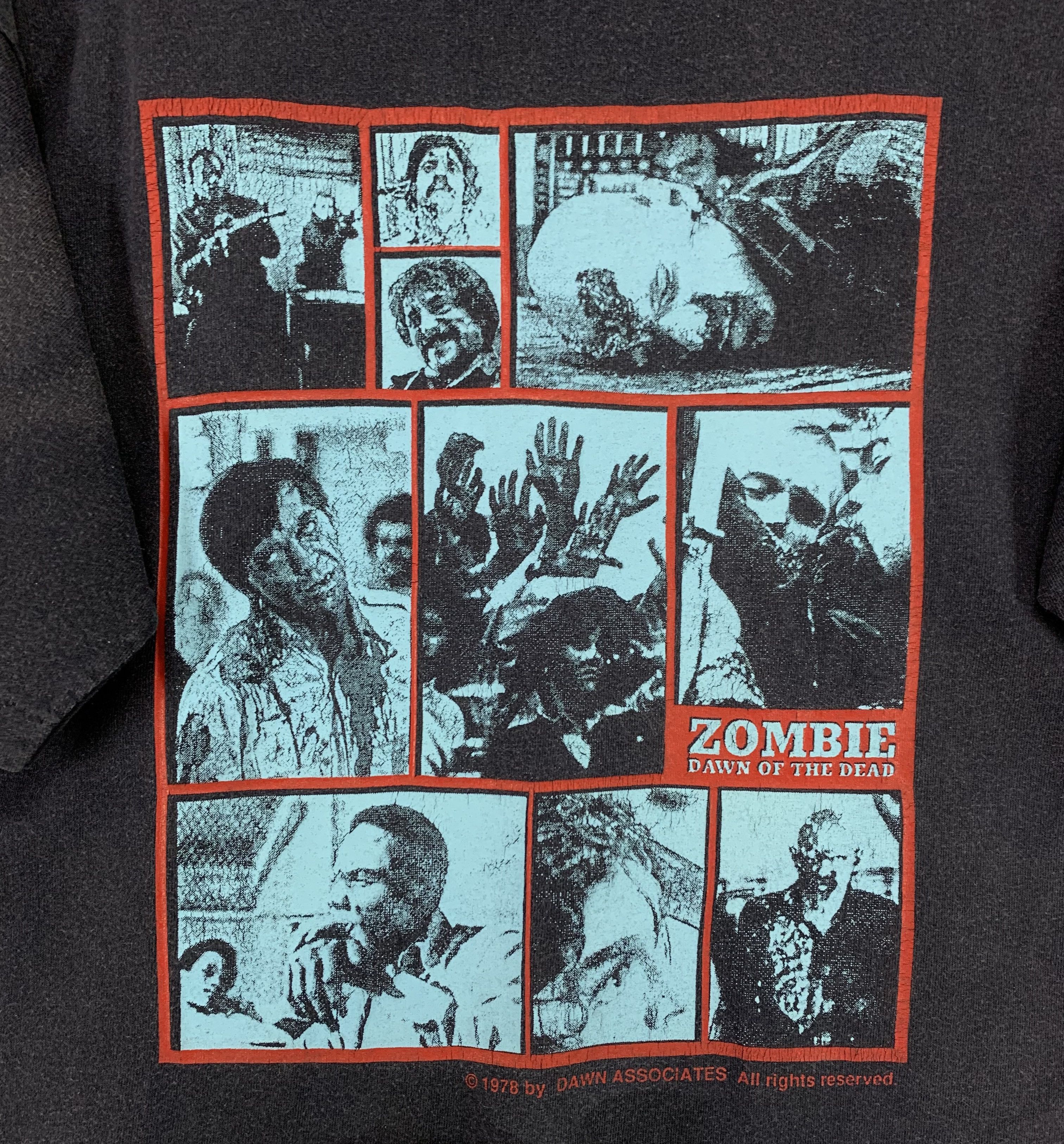 Vintage Dawn of the dead 1978 zombie horror film vintage 90s shirt Size US L / EU 52-54 / 3 - 6 Thumbnail