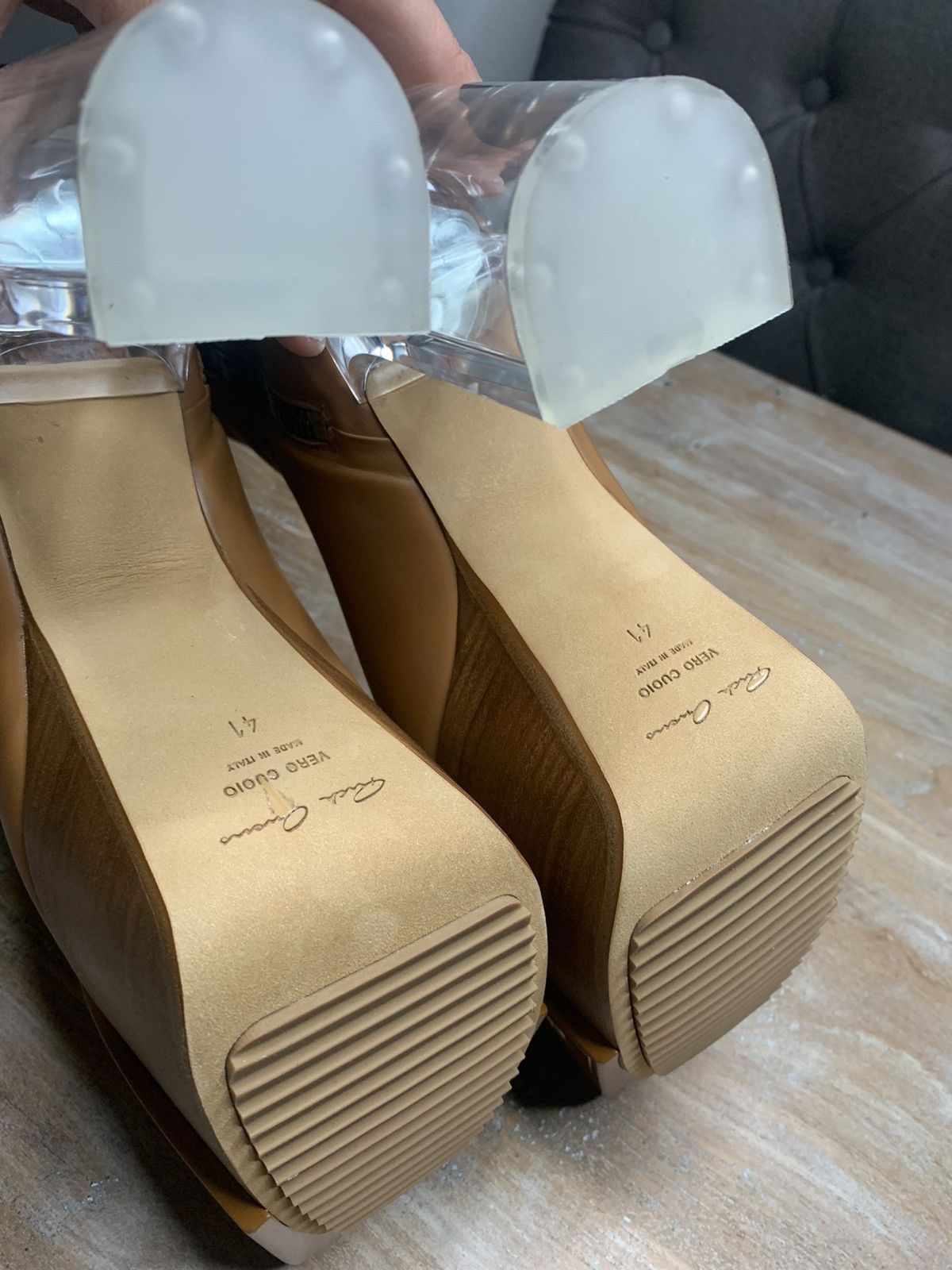 Rick Owens 1-1 KNEE HIGH WADER KISS BOOTS EU41 Size US 8 / EU 41 - 5 Thumbnail