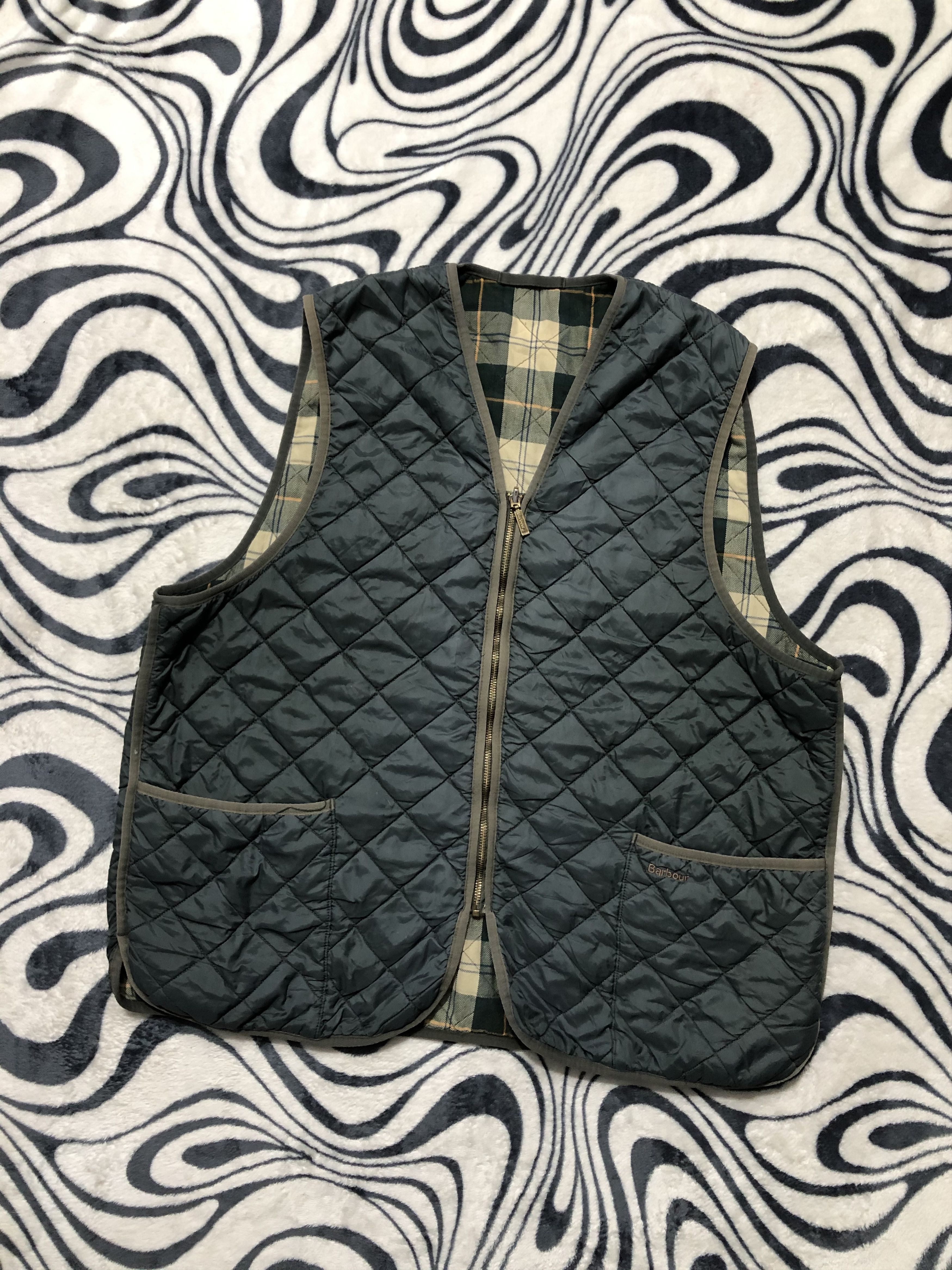 Barbour Barbour Vintage Quilted Vest Size US XL / EU 56 / 4 - 1 Thumbnail