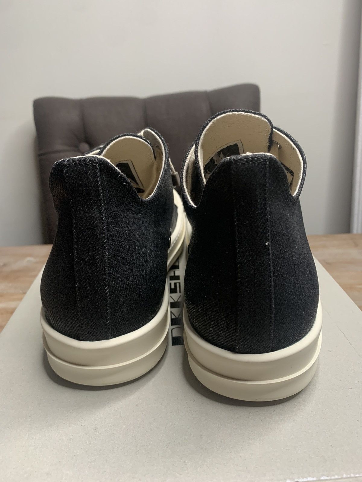 Rick Owens Drkshdw 1-1 super rare Ramones low top EU41 Size US 8 / EU 41 - 4 Thumbnail
