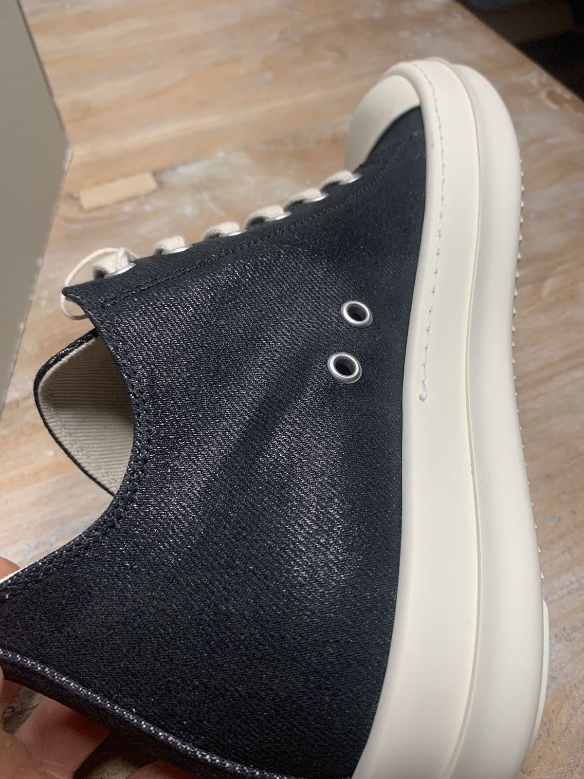 Rick Owens Drkshdw 1-1 super rare Ramones low top EU41 Size US 8 / EU 41 - 7 Thumbnail
