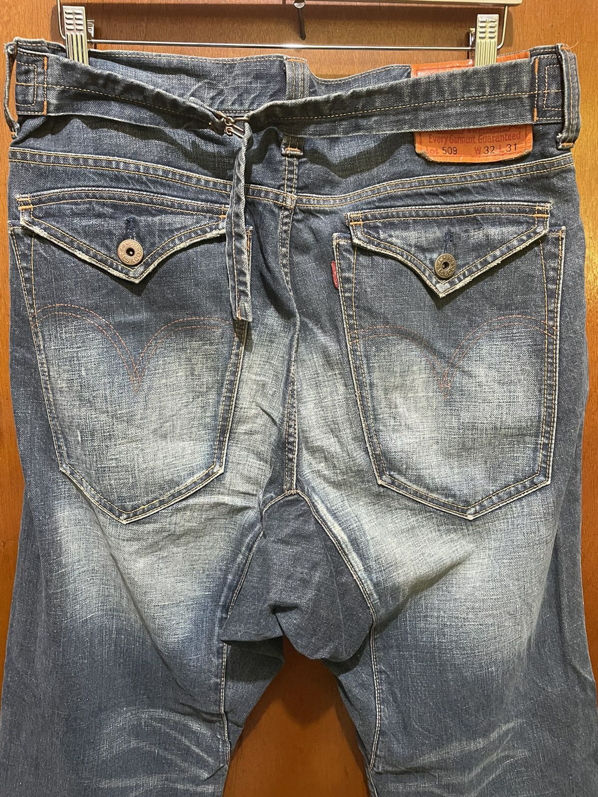 Levi's Rare Levis Classic With Buckle Back Jeans Size US 36 / EU 52 - 7 Thumbnail