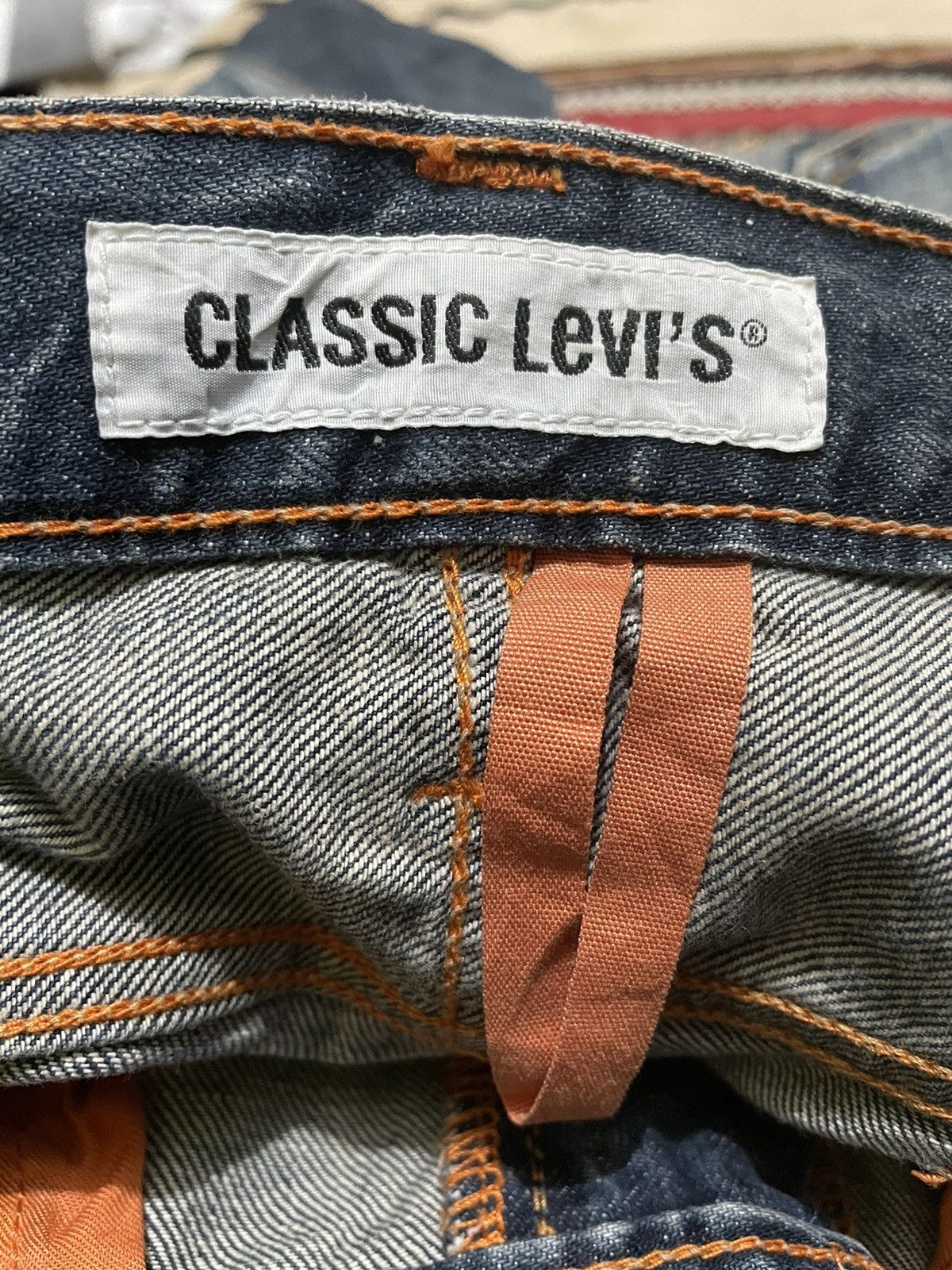 Levi's Rare Levis Classic With Buckle Back Jeans Size US 36 / EU 52 - 9 Thumbnail