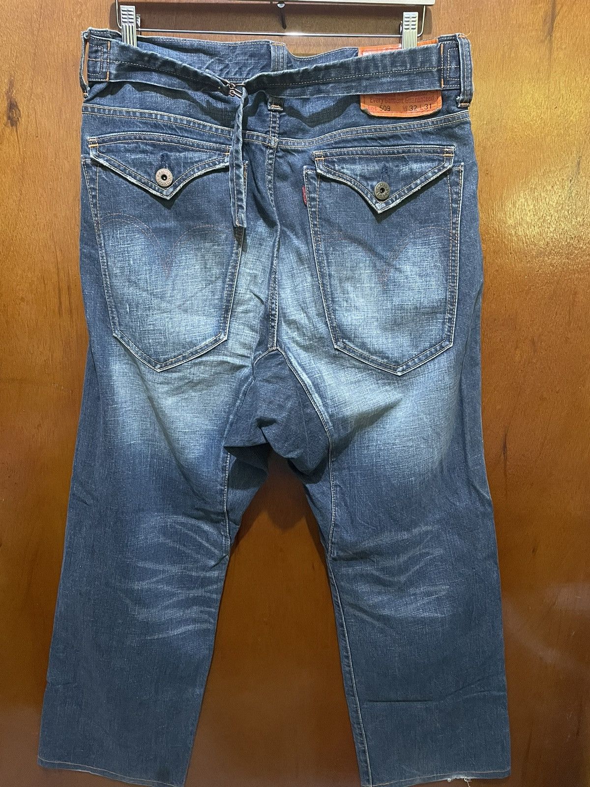 Levi's Rare Levis Classic With Buckle Back Jeans Size US 36 / EU 52 - 5 Thumbnail