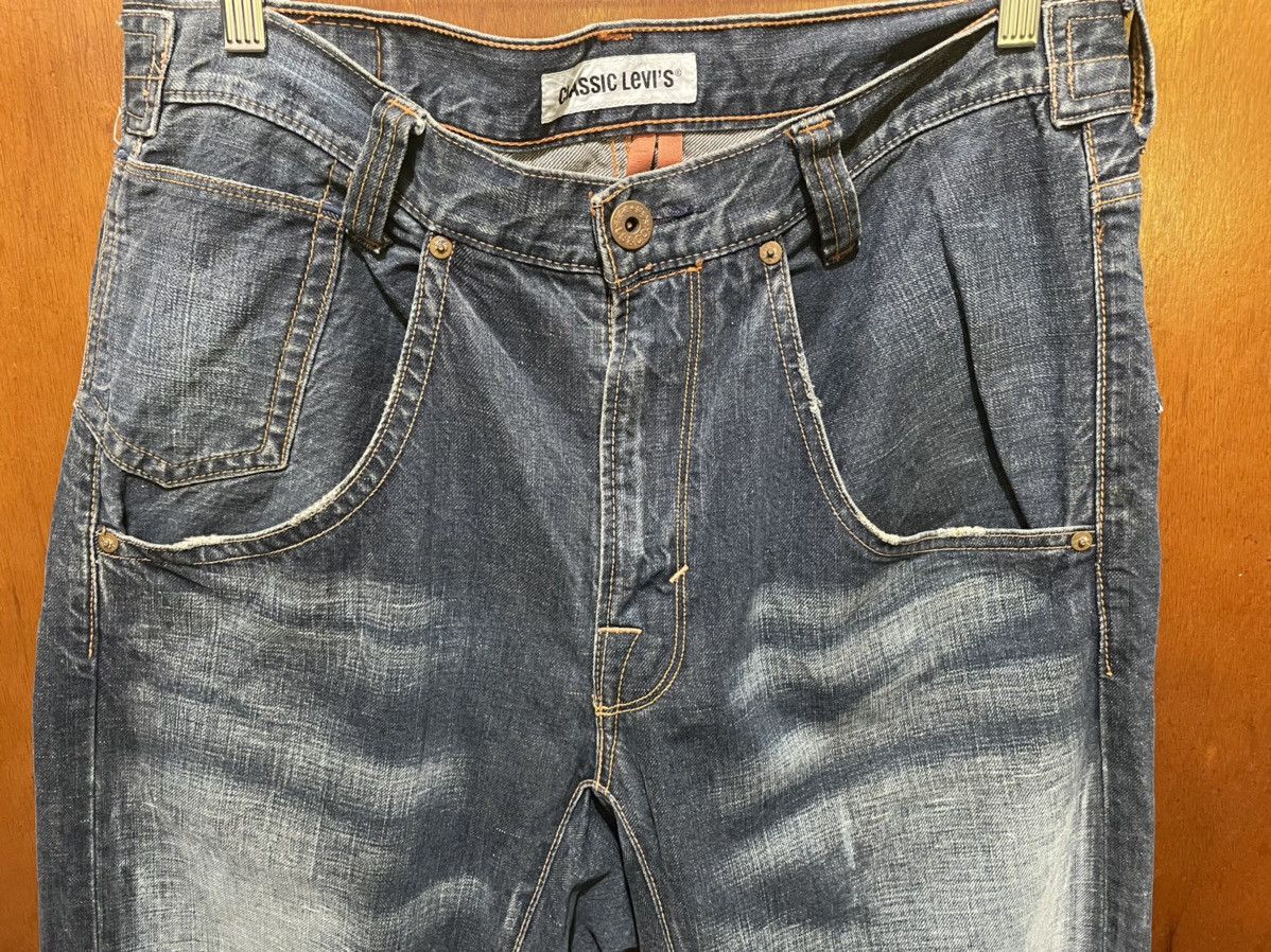 Levi's Rare Levis Classic With Buckle Back Jeans Size US 36 / EU 52 - 4 Thumbnail
