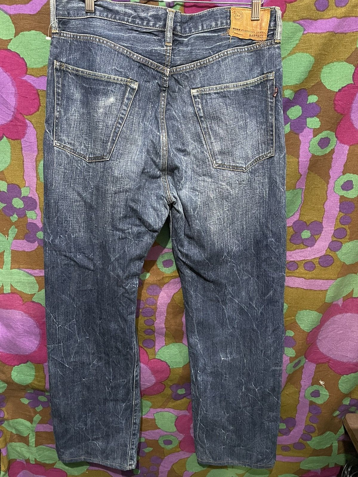 Japanese Brand × Vintage Bartack Japanese Denim Selvage Distressed Look Size US 36 / EU 52 - 3 Thumbnail