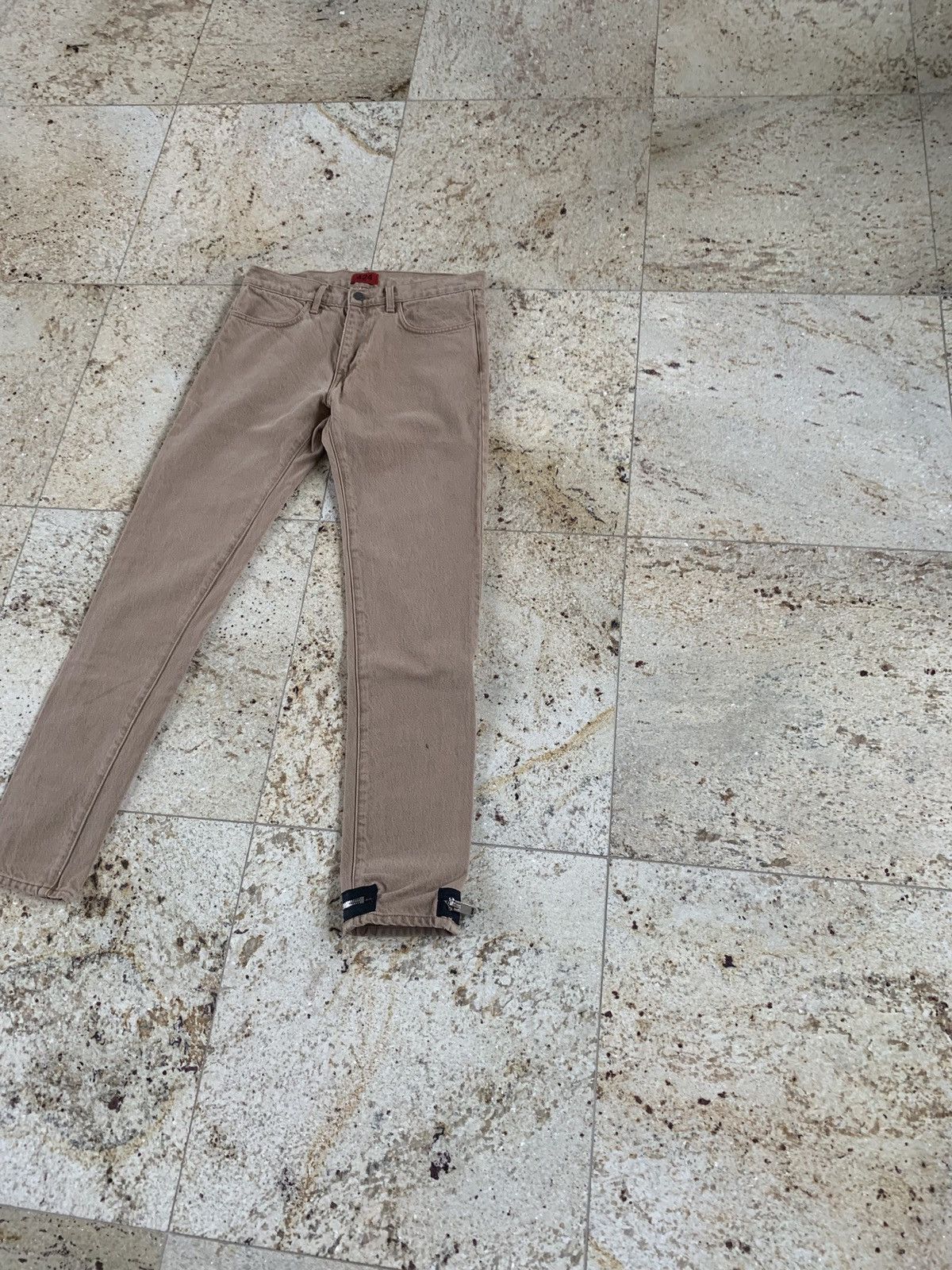 424 Single Zip Hem Denim in Camel Size US 31 - 5 Thumbnail