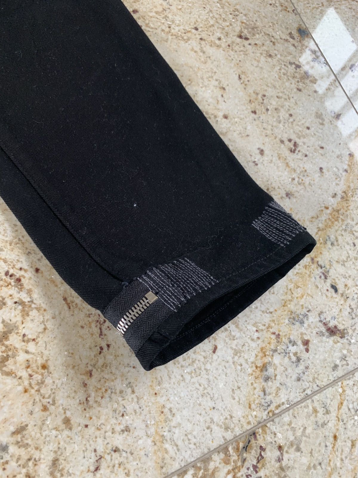 424 Single Zip Hem Denim in Black Size US 33 - 3 Thumbnail