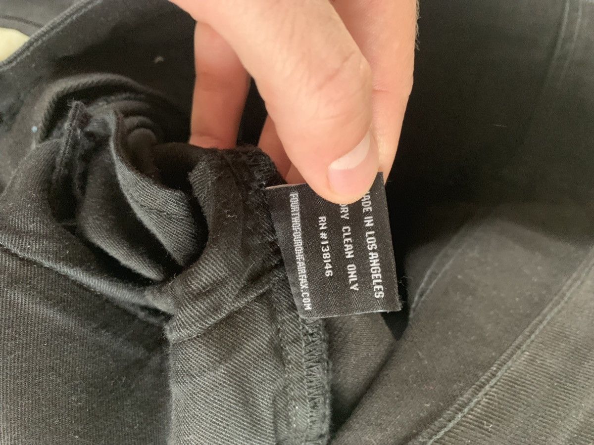 424 Single Zip Hem Denim in Black Size US 33 - 10 Thumbnail