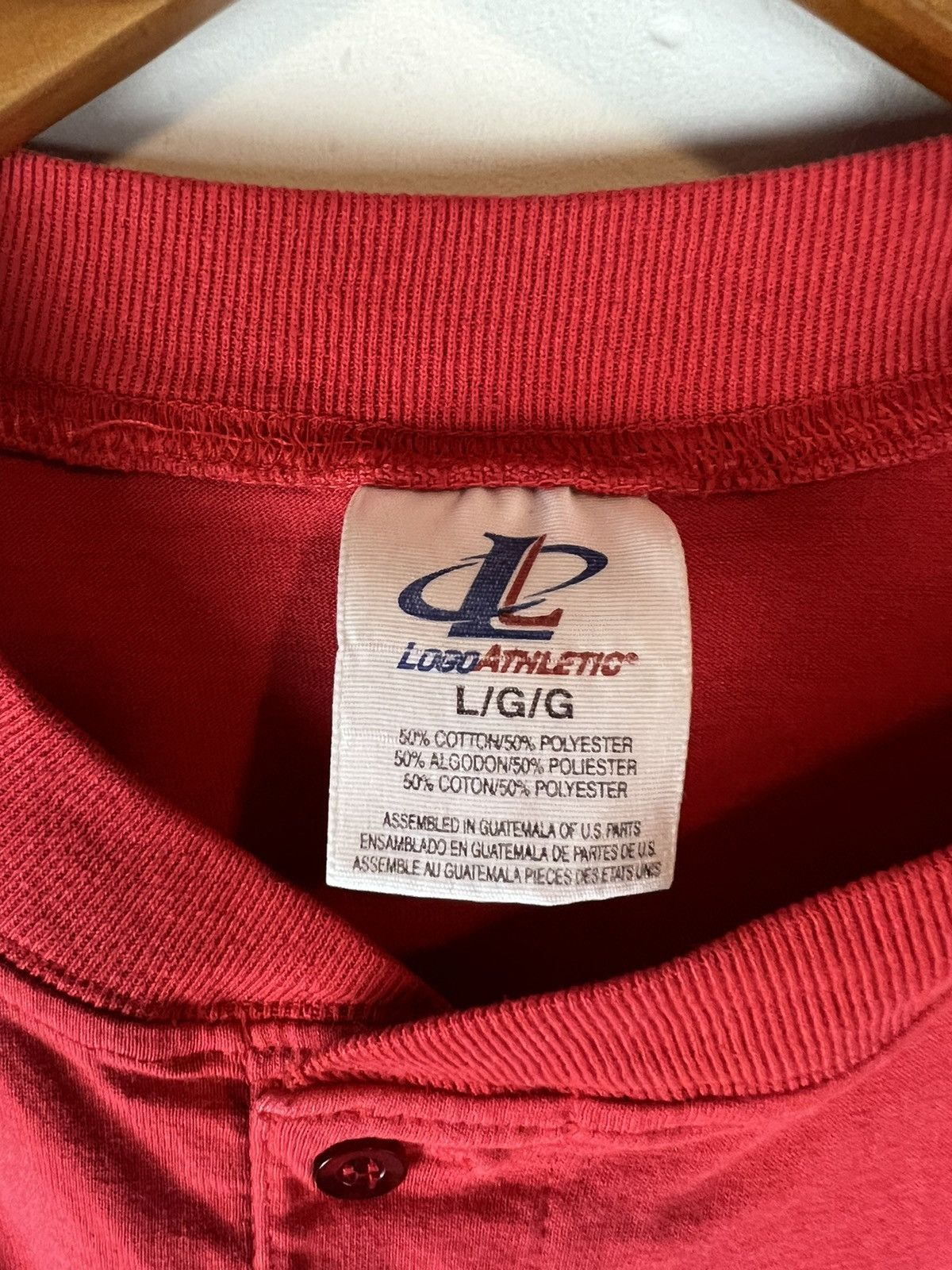 Logo Athletic Vintage 1999 Logo Athletics Cardinals Baseball Henley tee Size US L / EU 52-54 / 3 - 5 Thumbnail