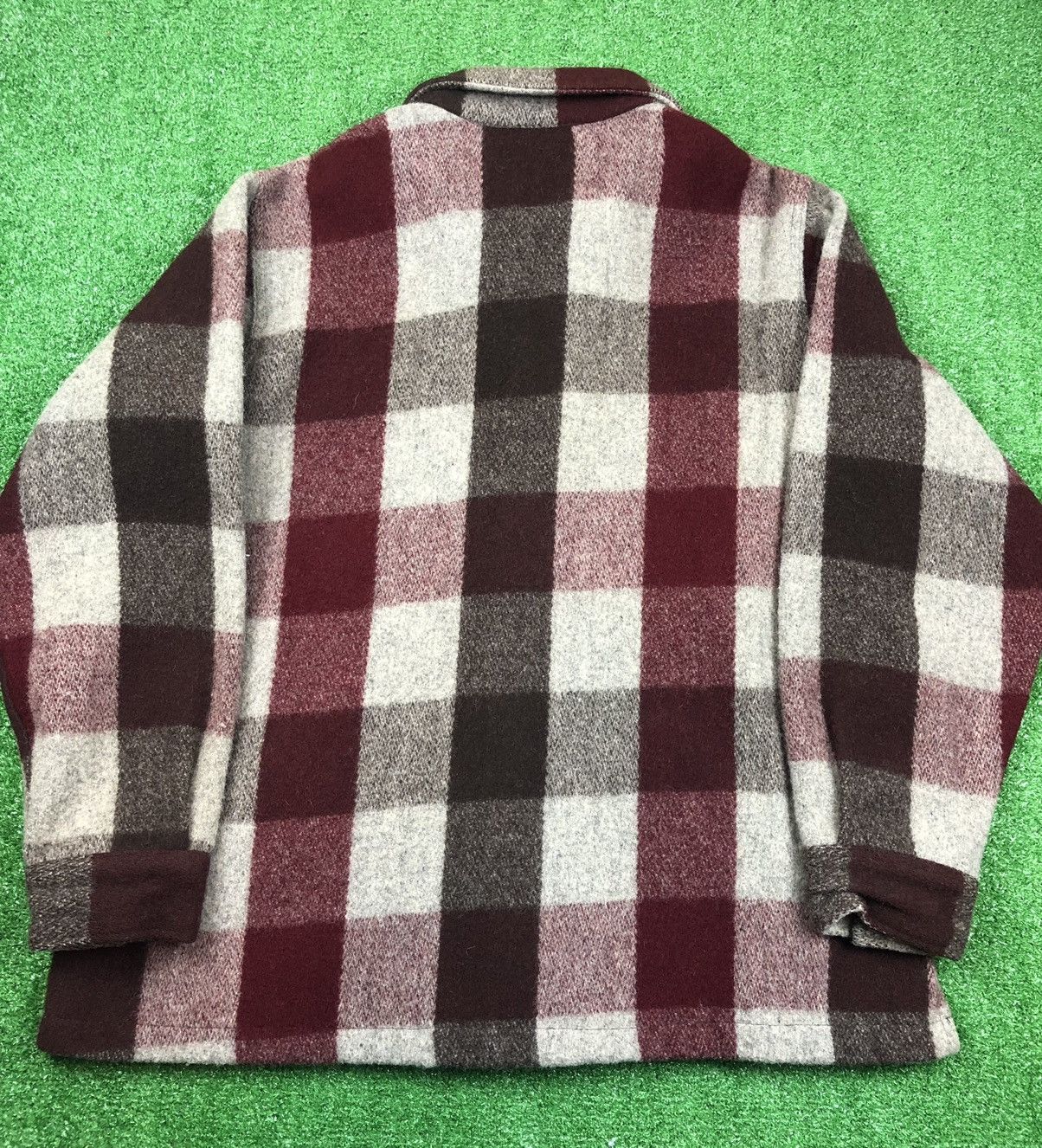 Vintage × Woolrich Woolen Mills Vintage 90s Woolrich Heavy Wool Mackinaw Jacket Pockets Size US XL / EU 56 / 4 - 6 Thumbnail