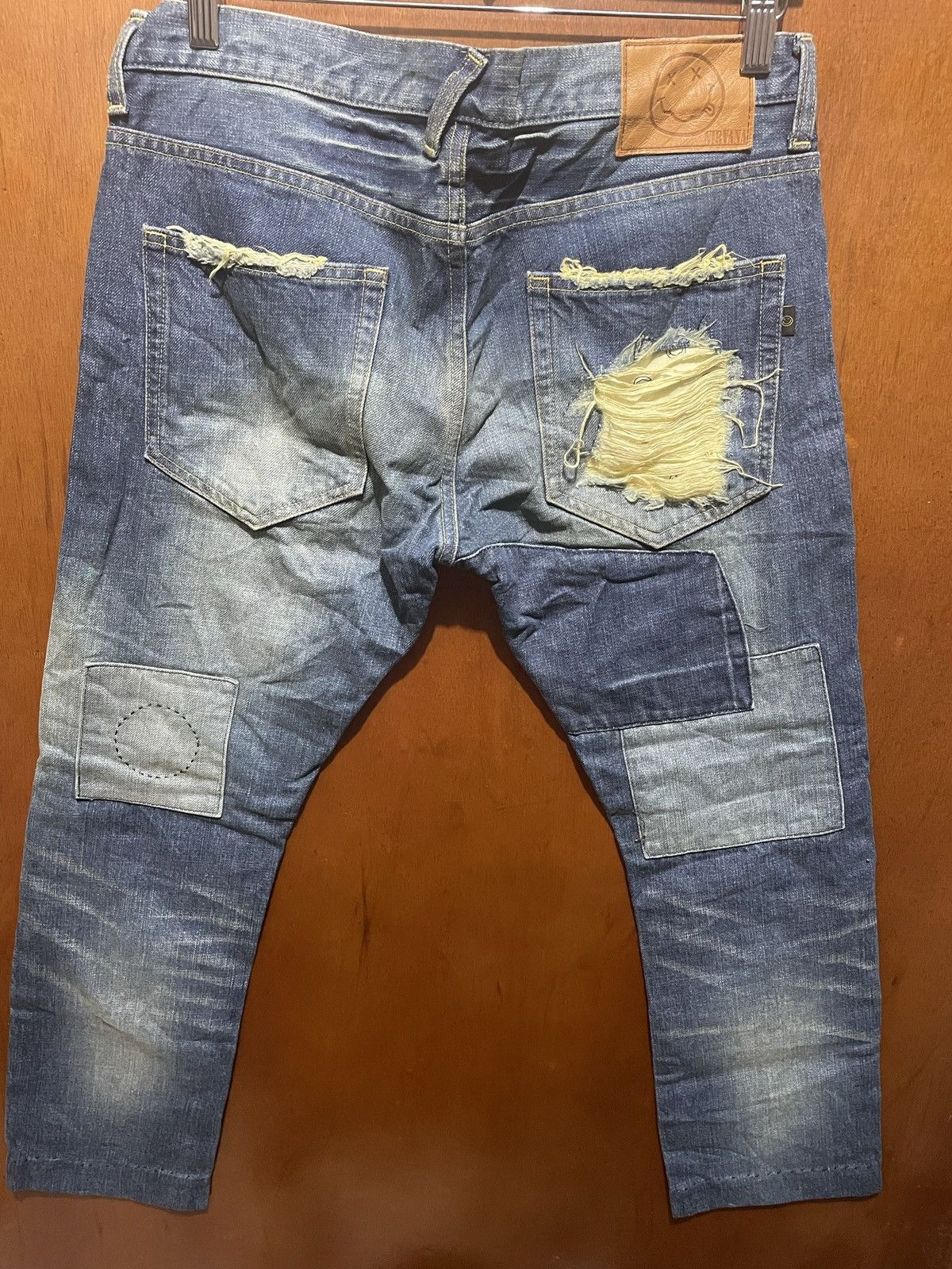 Japanese Brand Distressed Nirvana Designed Jeans Size US 32 / EU 48 - 5 Thumbnail