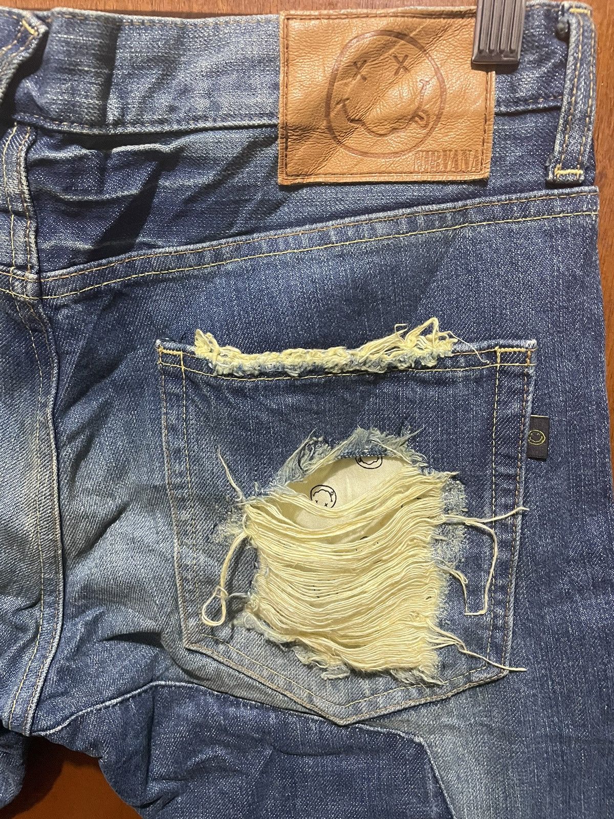 Japanese Brand Distressed Nirvana Designed Jeans Size US 32 / EU 48 - 8 Thumbnail