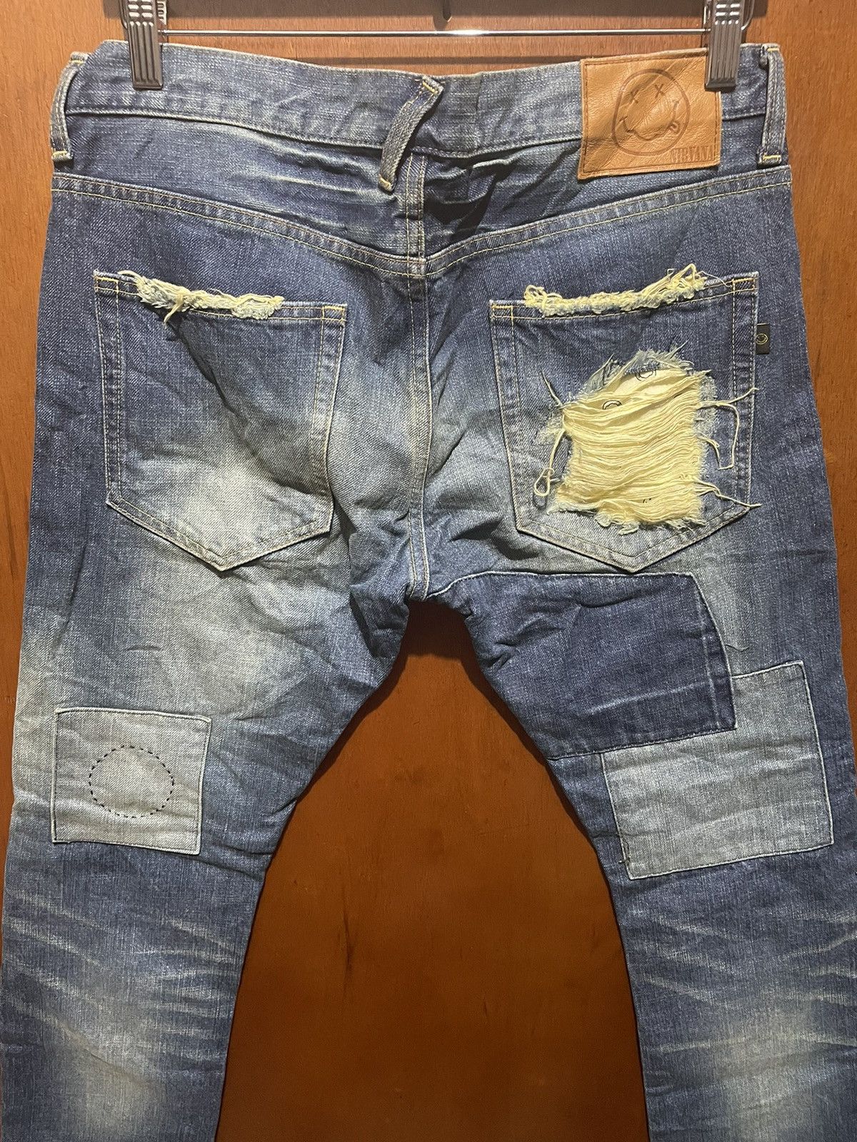 Japanese Brand Distressed Nirvana Designed Jeans Size US 32 / EU 48 - 7 Thumbnail