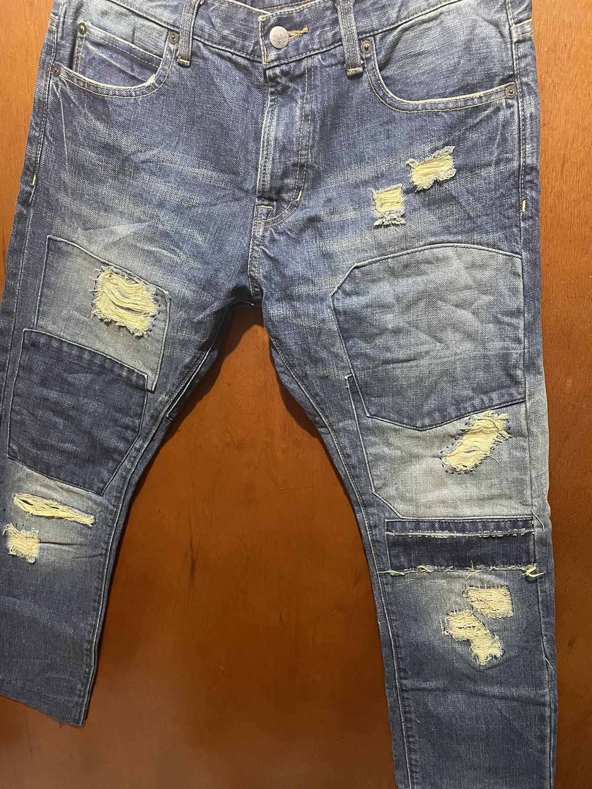 Japanese Brand Distressed Nirvana Designed Jeans Size US 32 / EU 48 - 3 Thumbnail