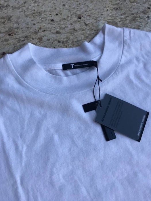 T by Alexander Wang Mock Neck SS Tee in White Size US XS / EU 42 / 0 - 8 Thumbnail
