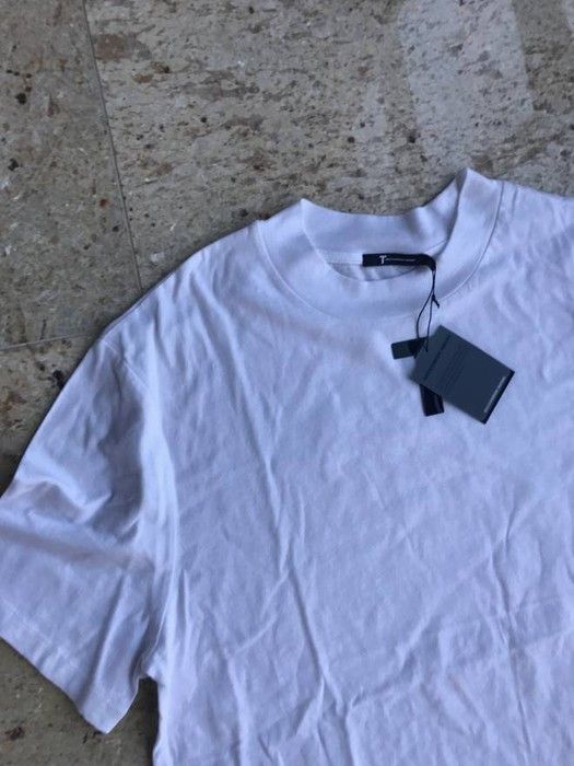 T by Alexander Wang Mock Neck SS Tee in White Size US XS / EU 42 / 0 - 3 Thumbnail