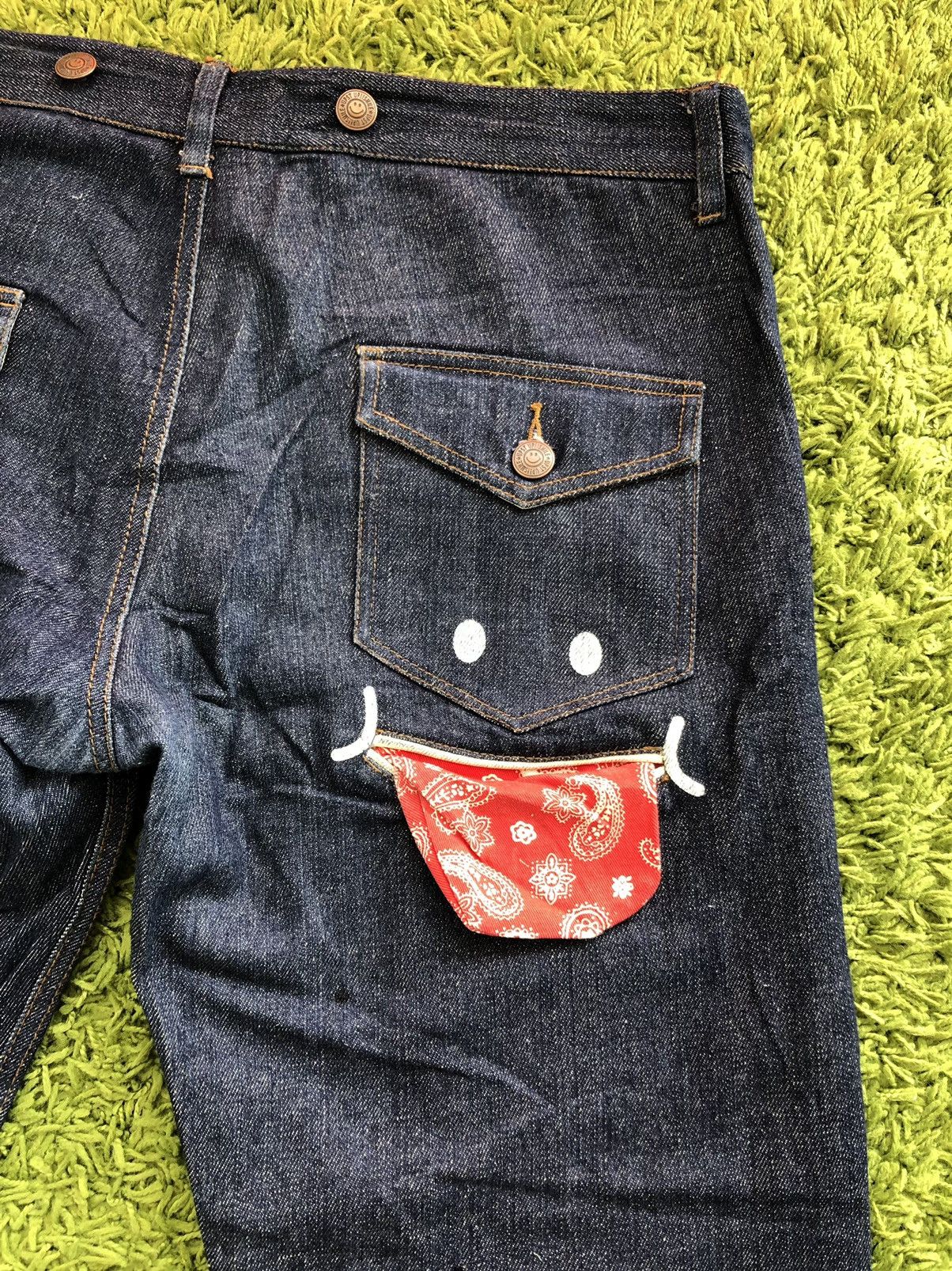 Japanese Brand Up Smile Inspired Kapital Design Denim Jeans Size US 36 / EU 52 - 6 Thumbnail