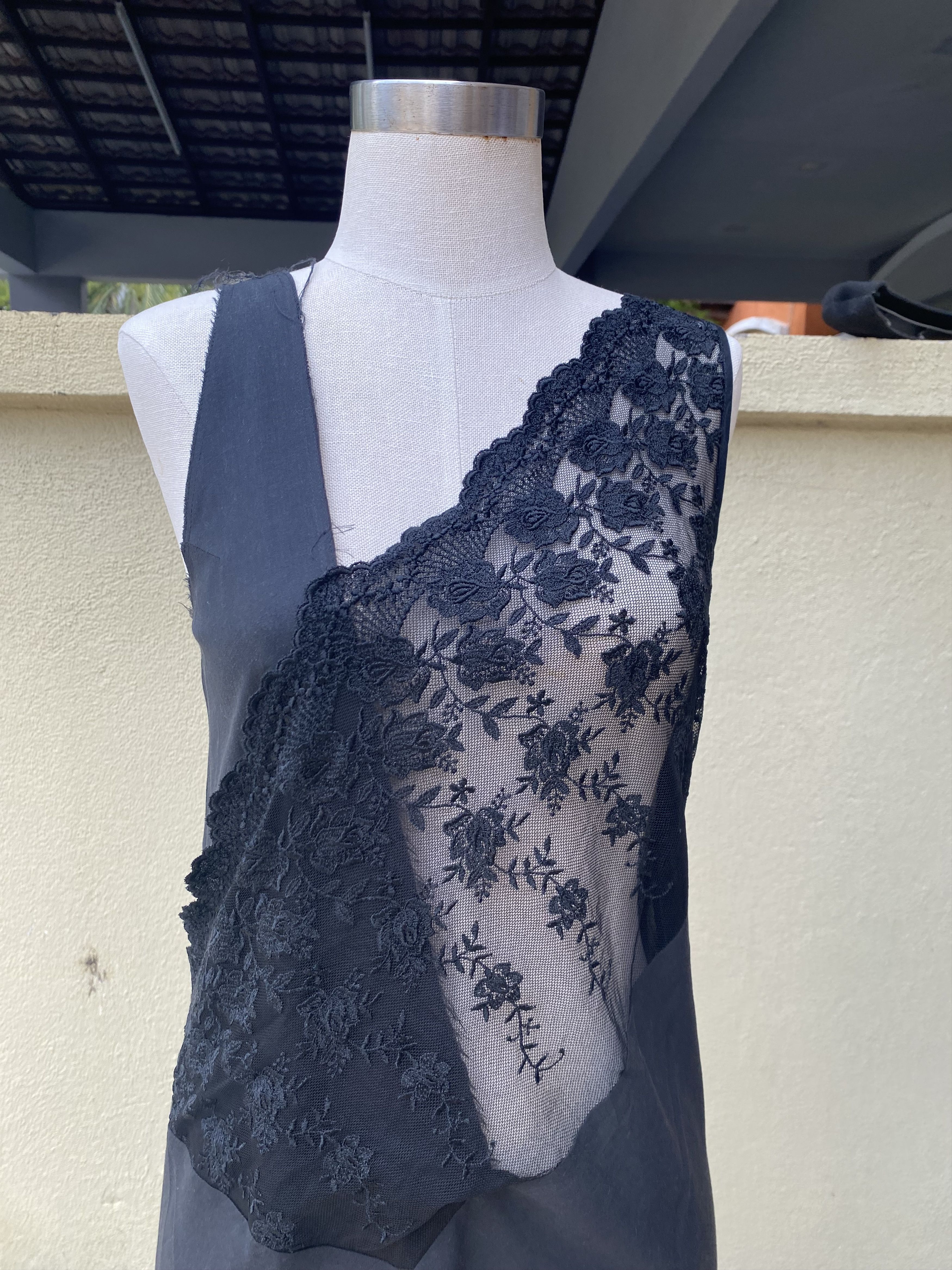 Lad Musician black maxi lace dress Size S / US 4 / IT 40 - 2 Thumbnail