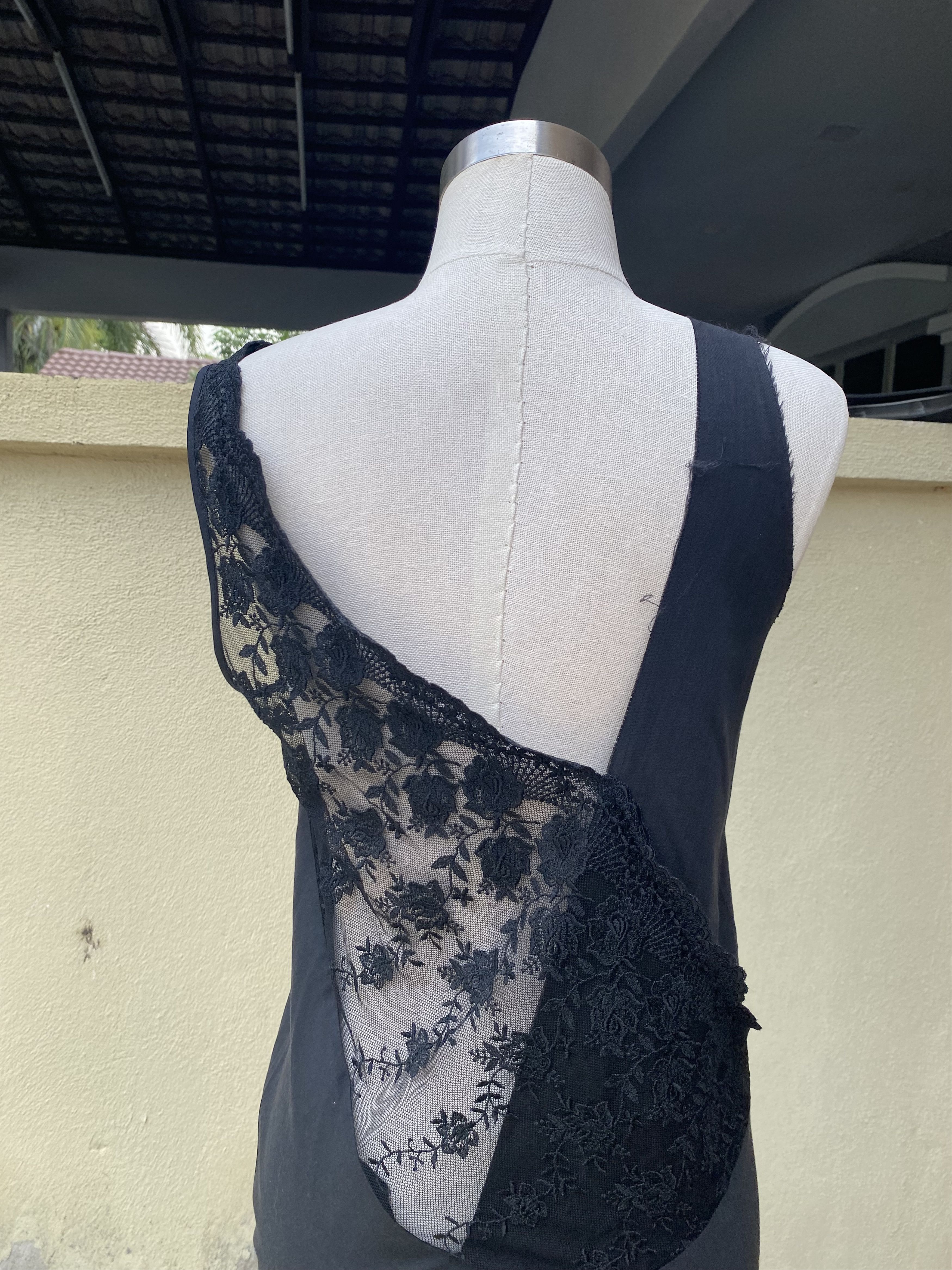 Lad Musician black maxi lace dress Size S / US 4 / IT 40 - 6 Thumbnail