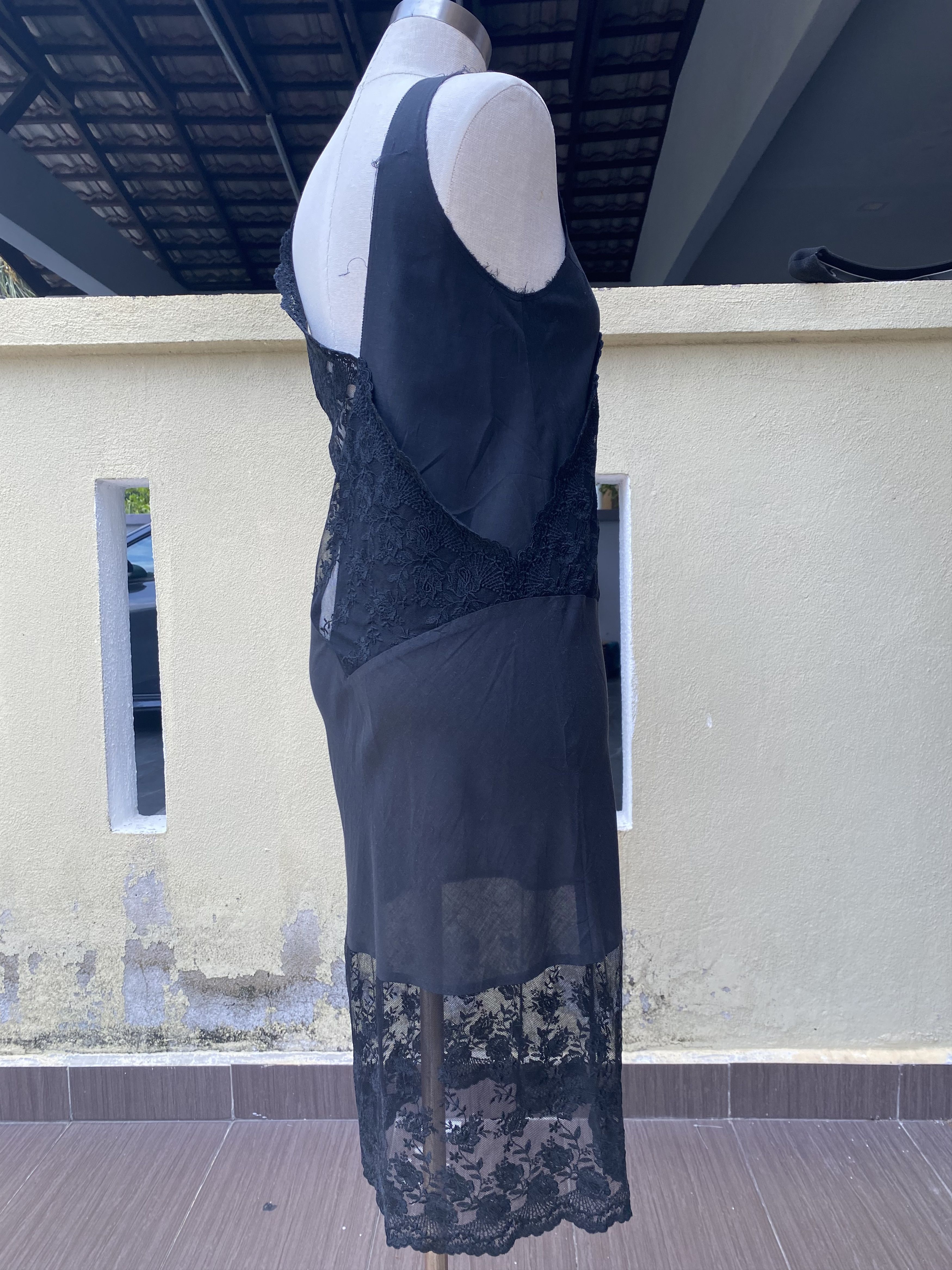 Lad Musician black maxi lace dress Size S / US 4 / IT 40 - 8 Thumbnail