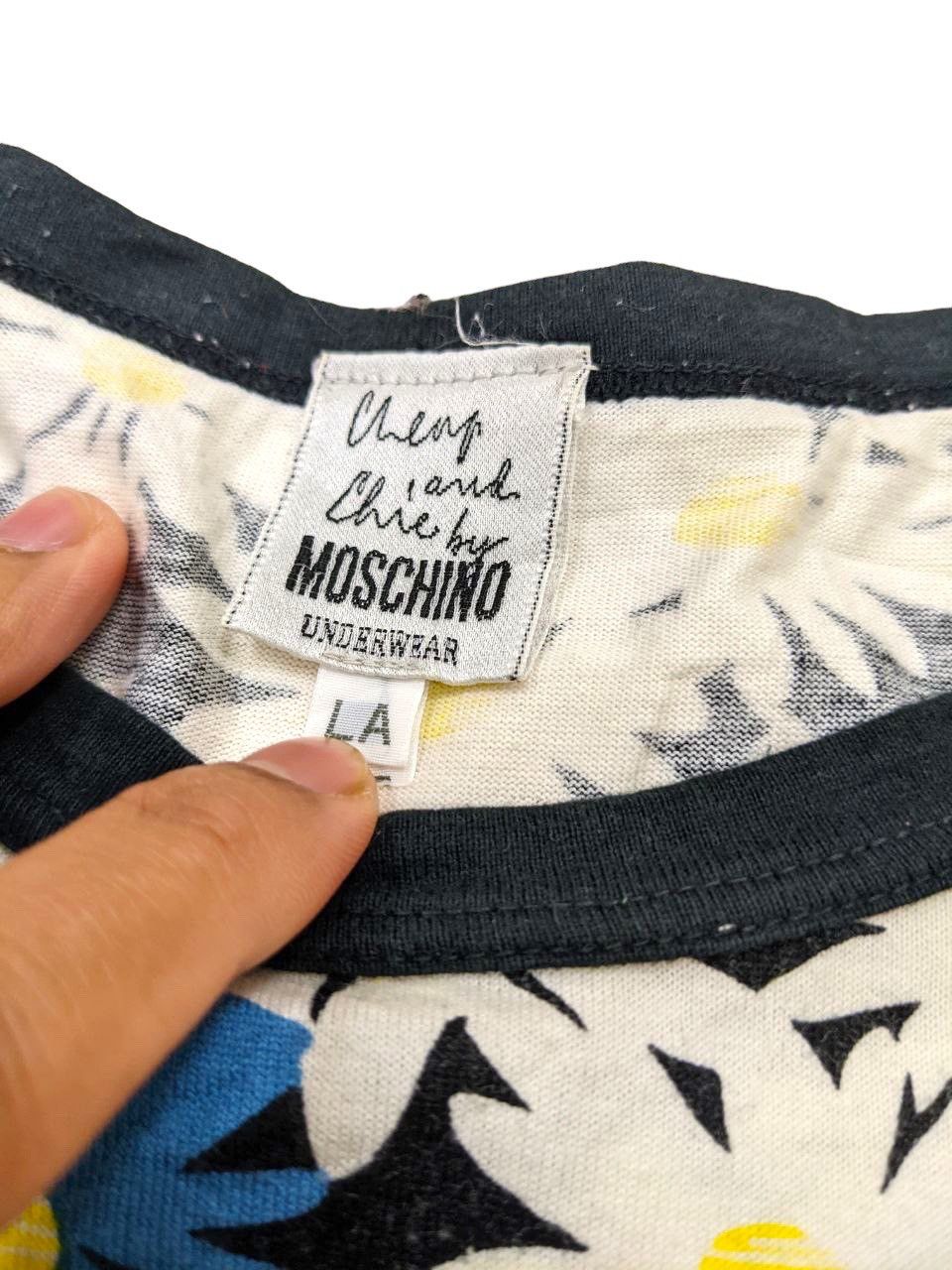 Moschino RARE 90s REWORKED ARTISANAL FRANCO MOSCHINO LONGSLEEVE T Size US L / EU 52-54 / 3 - 6 Thumbnail