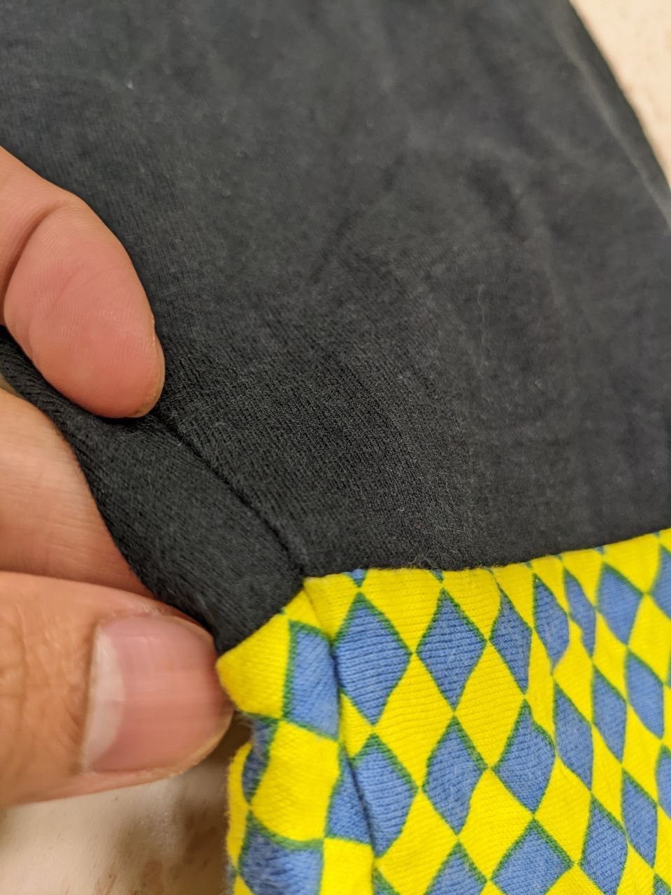 Moschino RARE 90s REWORKED ARTISANAL FRANCO MOSCHINO LONGSLEEVE T Size US L / EU 52-54 / 3 - 18 Thumbnail