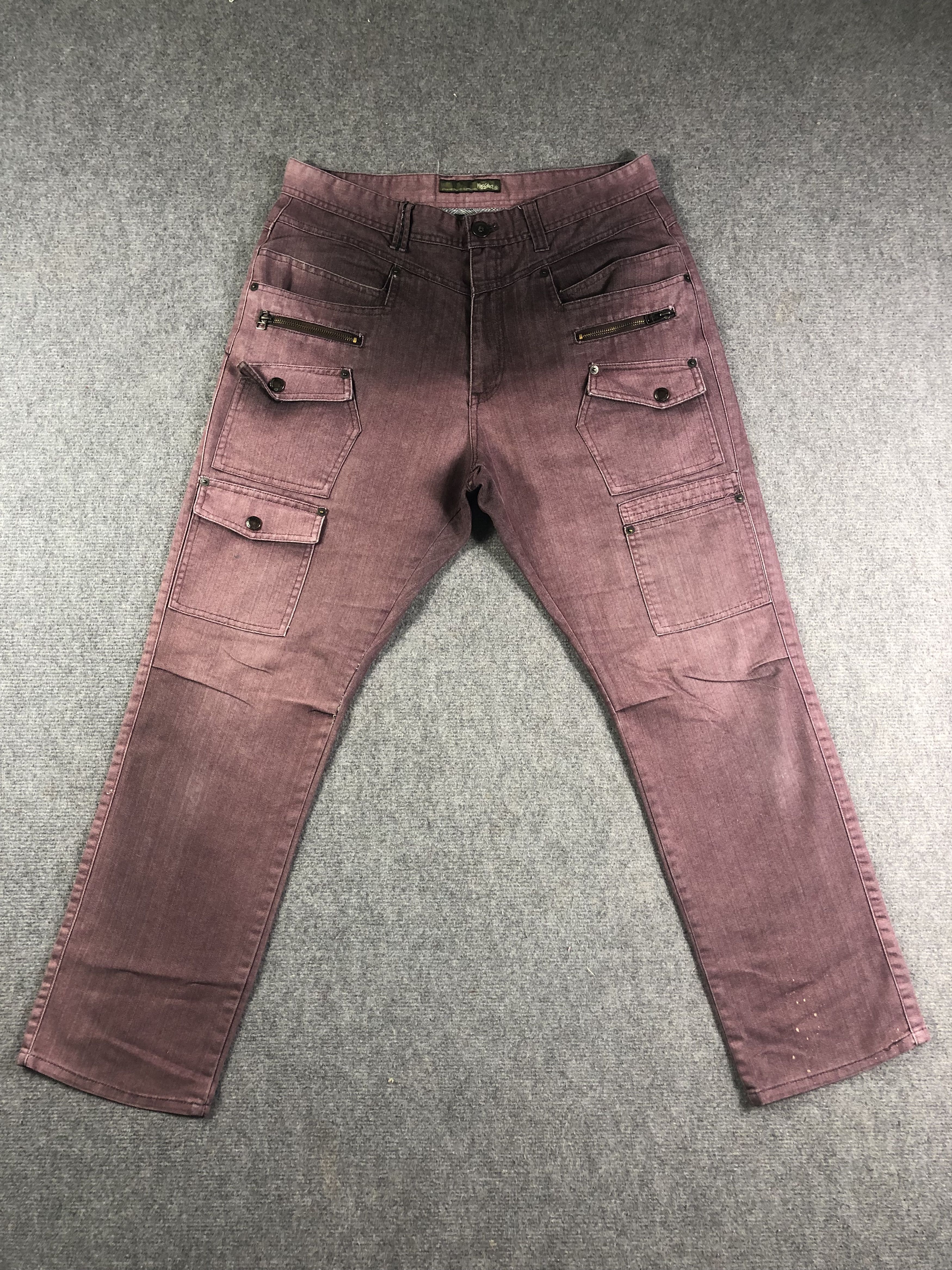 image of Archival Clothing x Mossimo Multi Pocket Pants 32X29 in Red, Men's