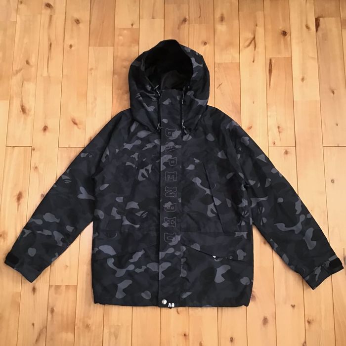 Bape BAPE×NEIGHBORHOOD NBHD camo Snowboard jacket | Grailed