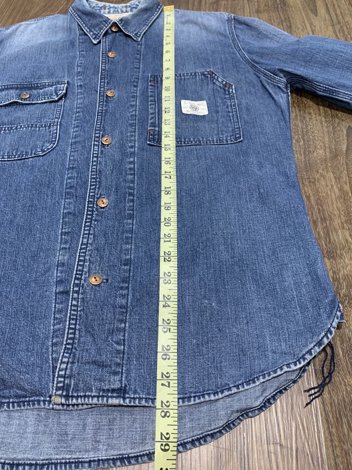Avirex Avirex Workwear Denim Shirt State Fair Oklahoma Avirex Farm Size US M / EU 48-50 / 2 - 10 Thumbnail