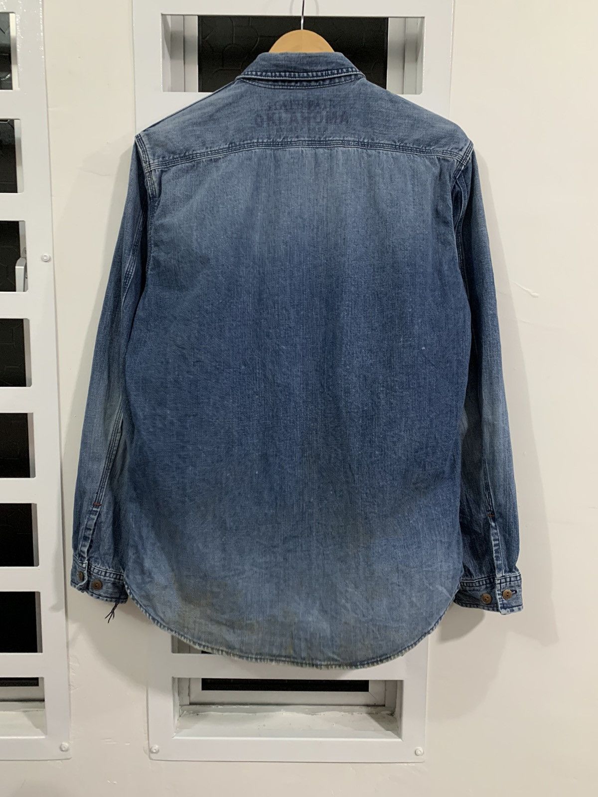 Avirex Avirex Workwear Denim Shirt State Fair Oklahoma Avirex Farm Size US M / EU 48-50 / 2 - 2 Thumbnail