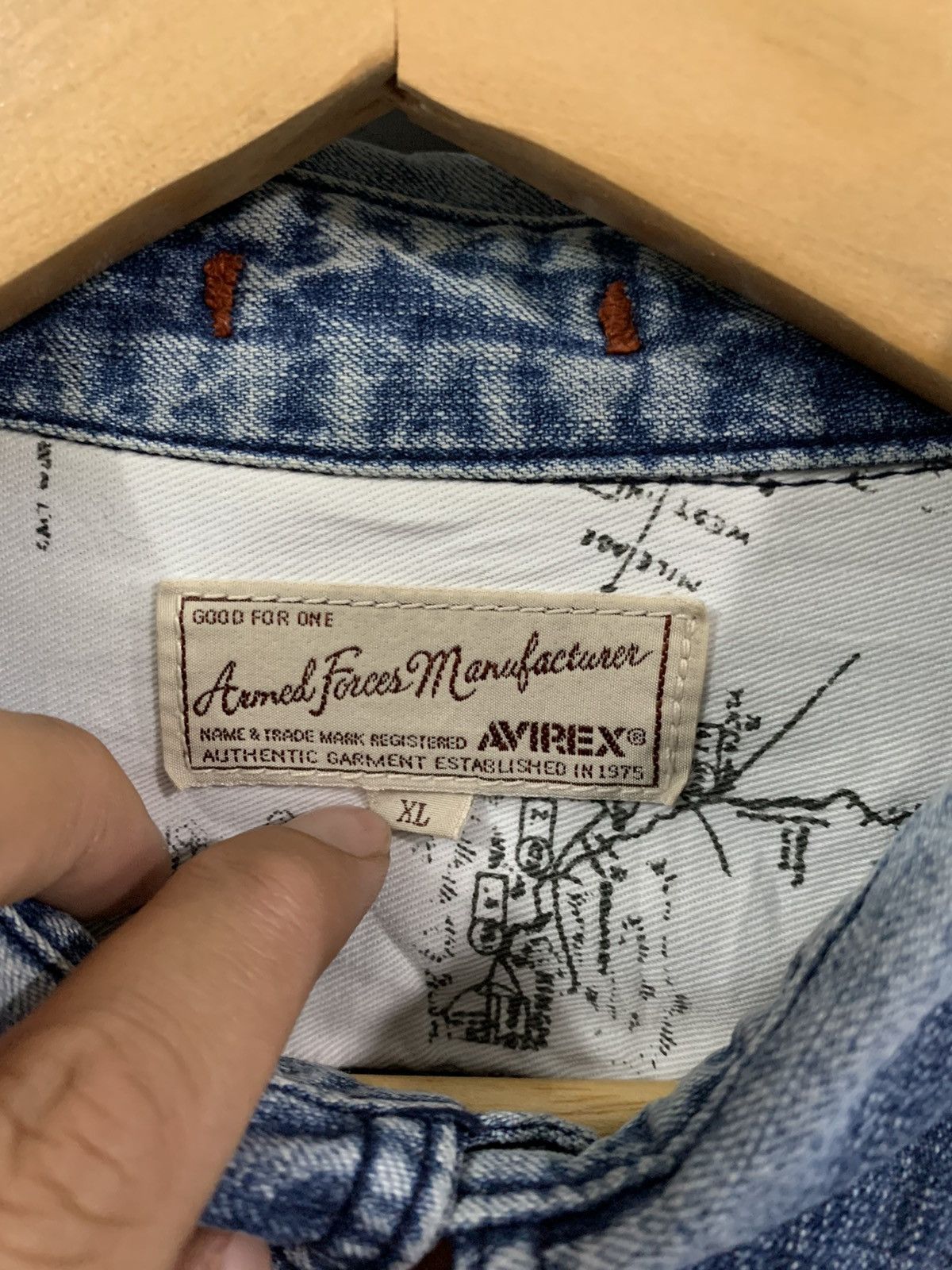 Avirex Avirex Workwear Denim Shirt State Fair Oklahoma Avirex Farm Size US M / EU 48-50 / 2 - 3 Thumbnail