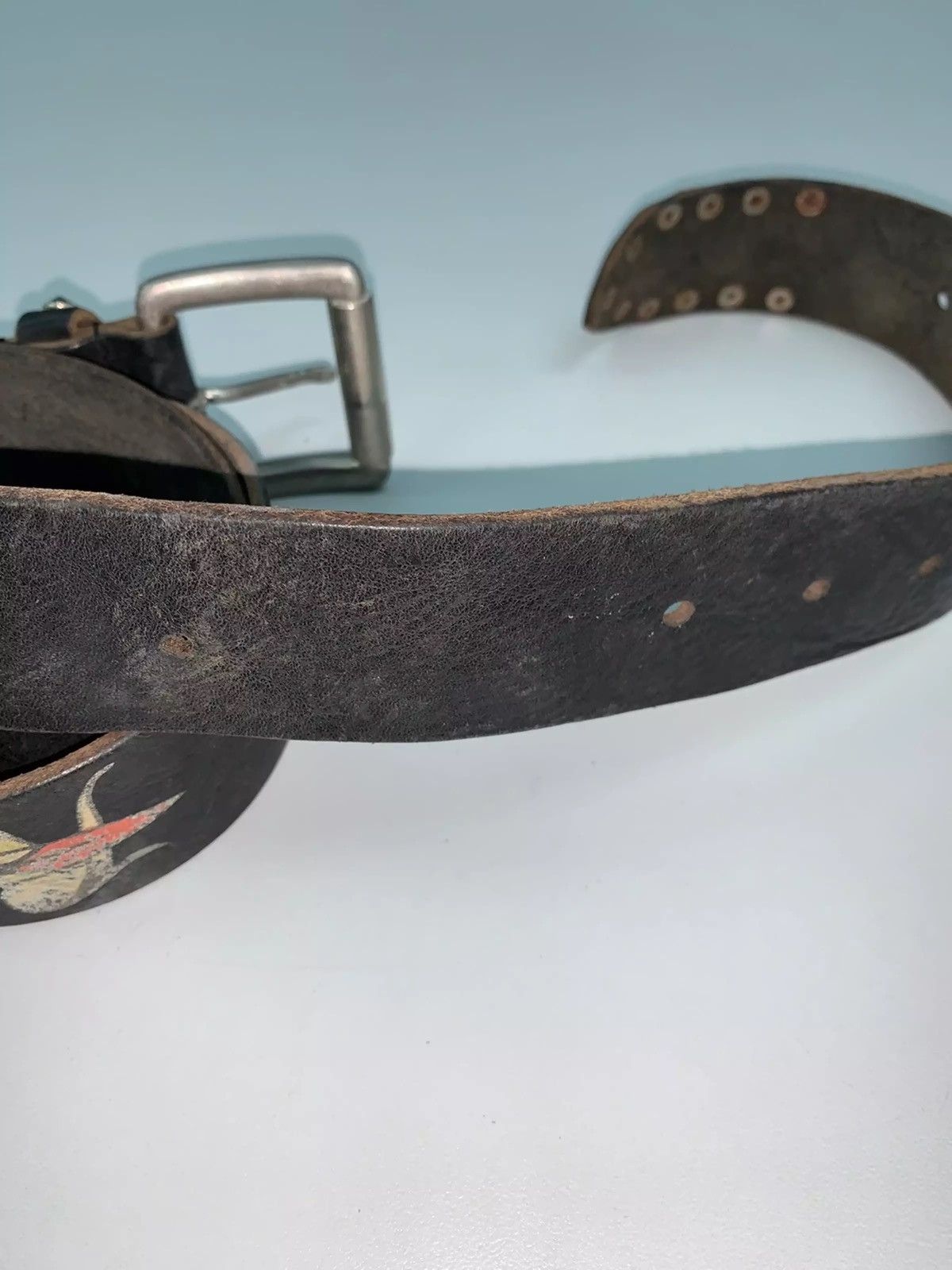 Ed Hardy Ed Hardy Leather Belt Size ONE SIZE - 8 Thumbnail