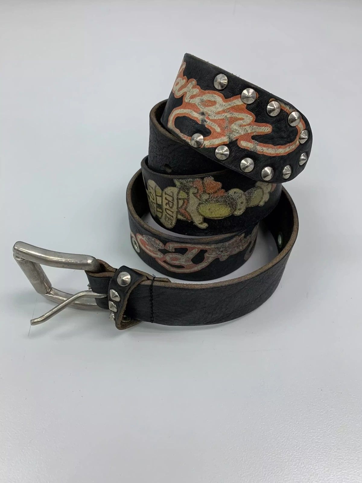 Ed Hardy Ed Hardy Leather Belt Size ONE SIZE - 2 Thumbnail