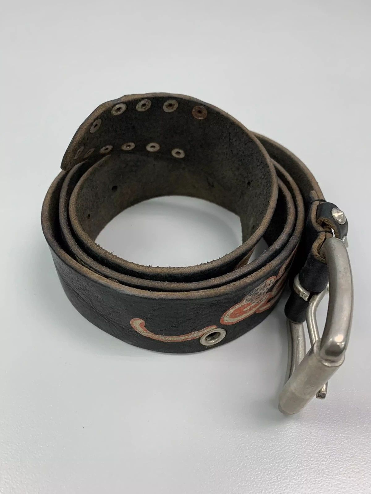Ed Hardy Ed Hardy Leather Belt Size ONE SIZE - 5 Thumbnail