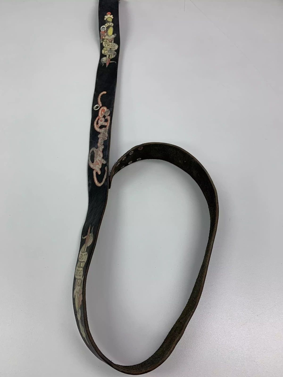 Ed Hardy Ed Hardy Leather Belt Size ONE SIZE - 7 Thumbnail