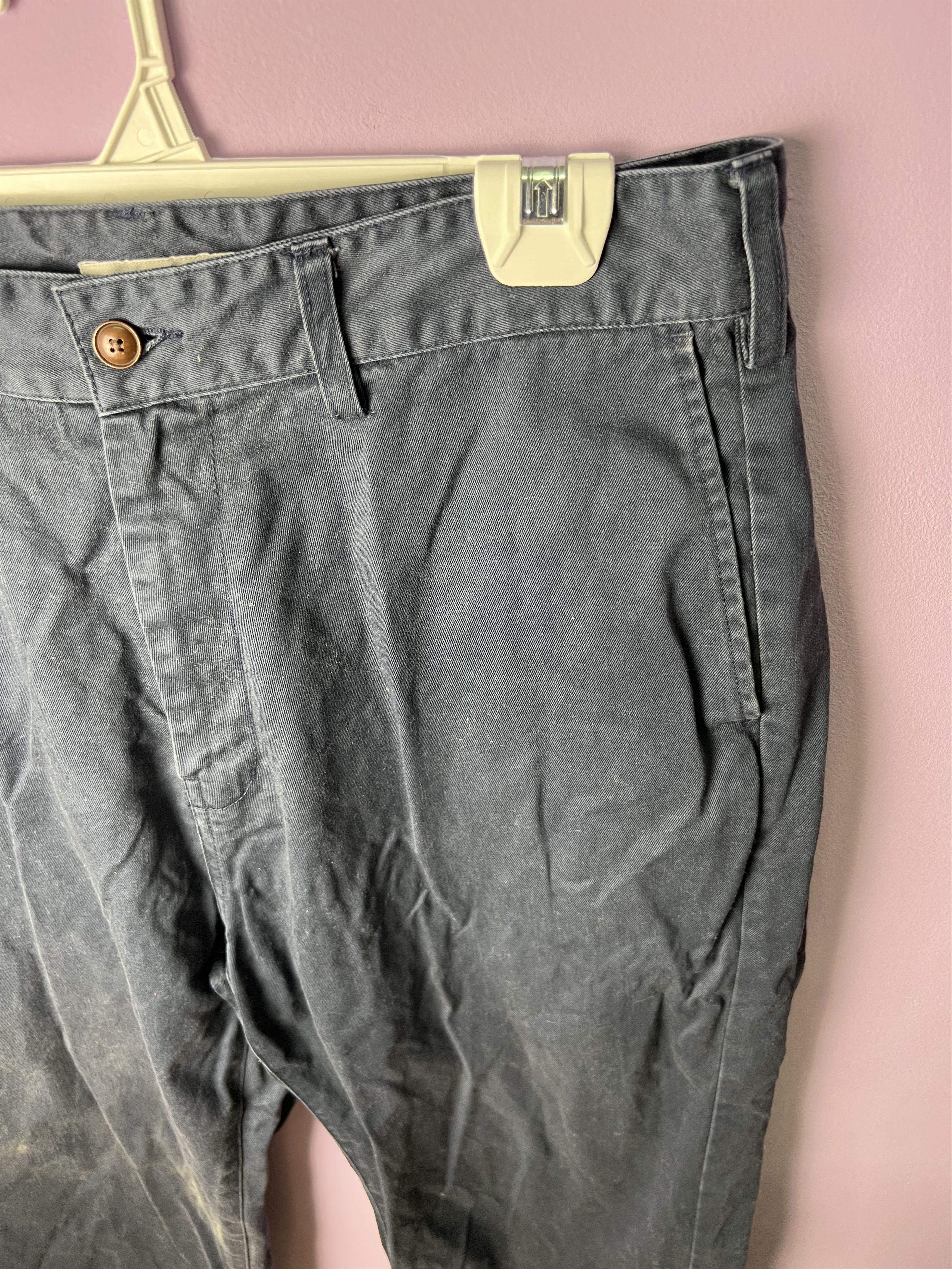 Global Work 🔥Global Work Khaki Cotton Pants Size US 32 / EU 48 - 8 Thumbnail