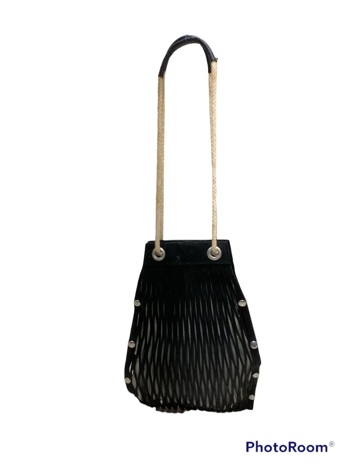 Maison Margiela MAISON MARTIN MARGIELA MM6 LEATHER FRINGE NET SHOULDER BAG Size ONE SIZE - 2 Thumbnail