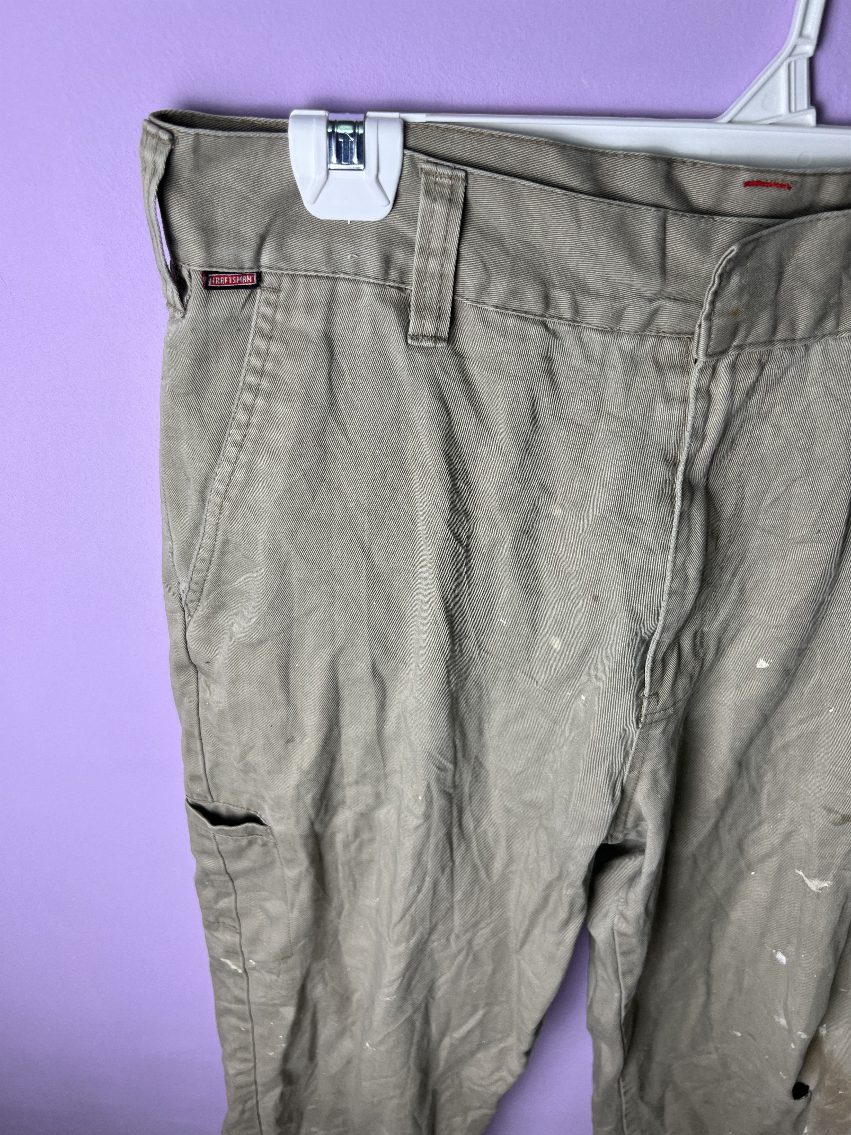 🔥Distressed Rare Vintage Craftsman Worker Pants