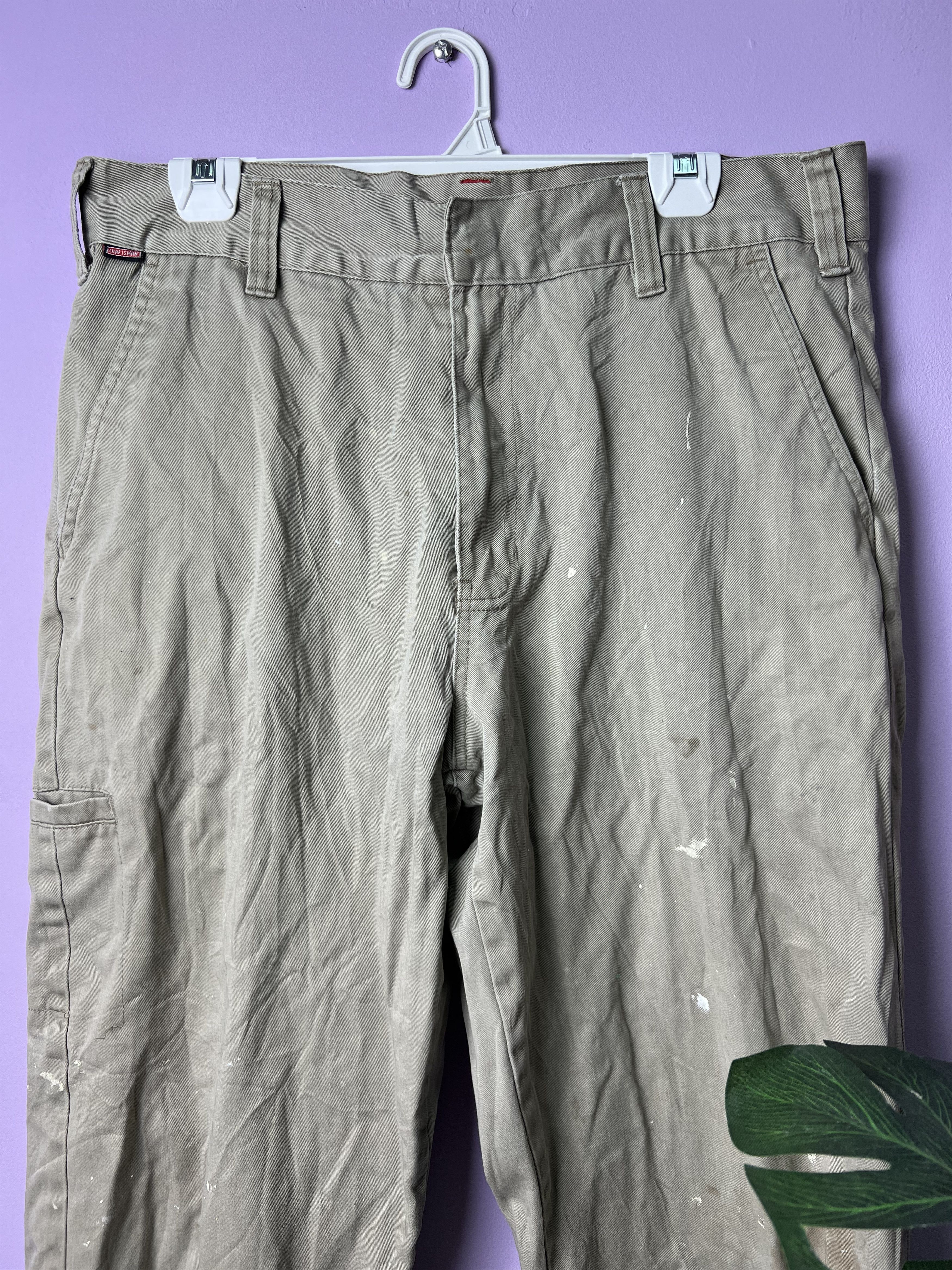 🔥Distressed Rare Vintage Craftsman Worker Pants