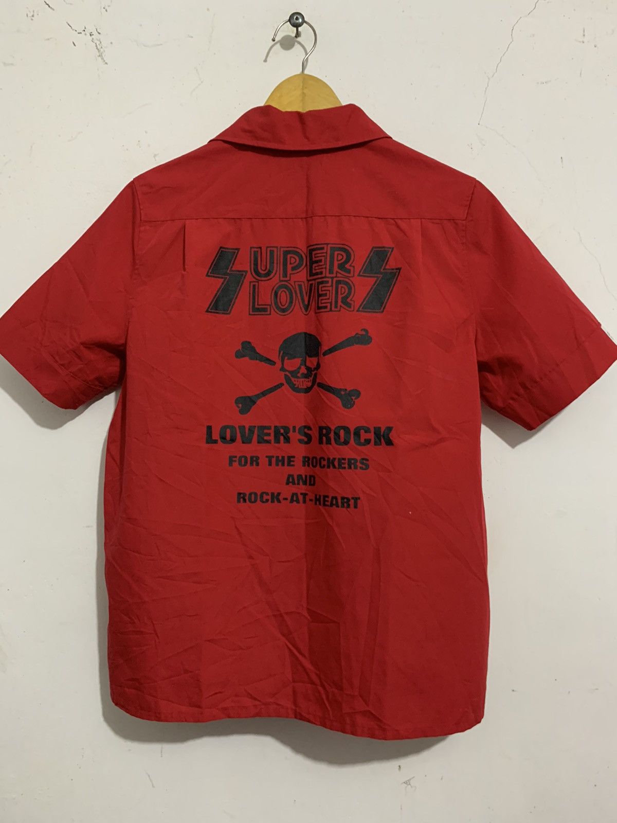 Japanese Brand 🖤BLACFRIDAY🖤Bowling shirt lovers rock mastermind skull Size US S / EU 44-46 / 1 - 2 Thumbnail