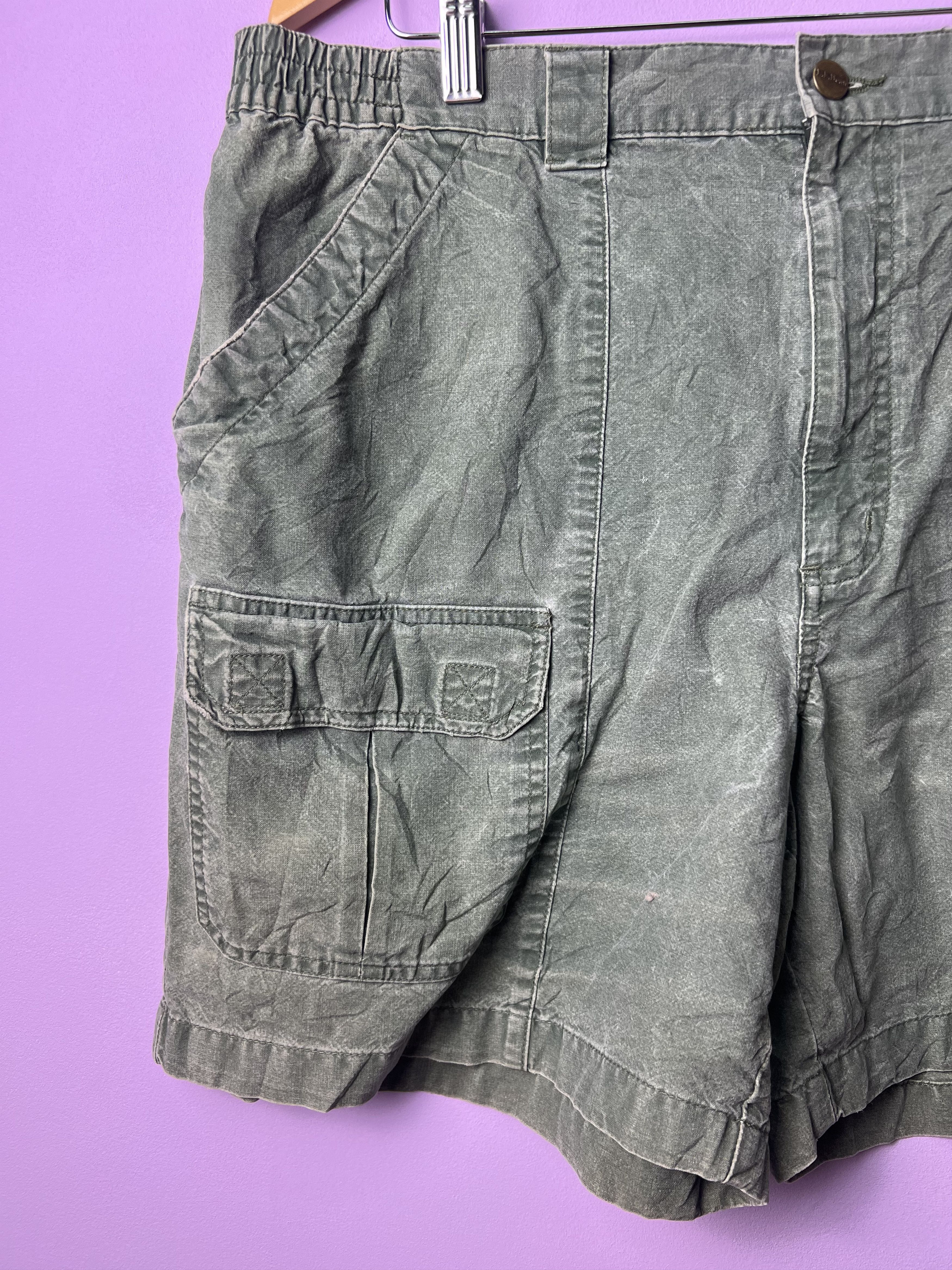 L.L. Bean 🔥Vintage LL Bean Short Cargo Pants Size US 35 - 4 Thumbnail