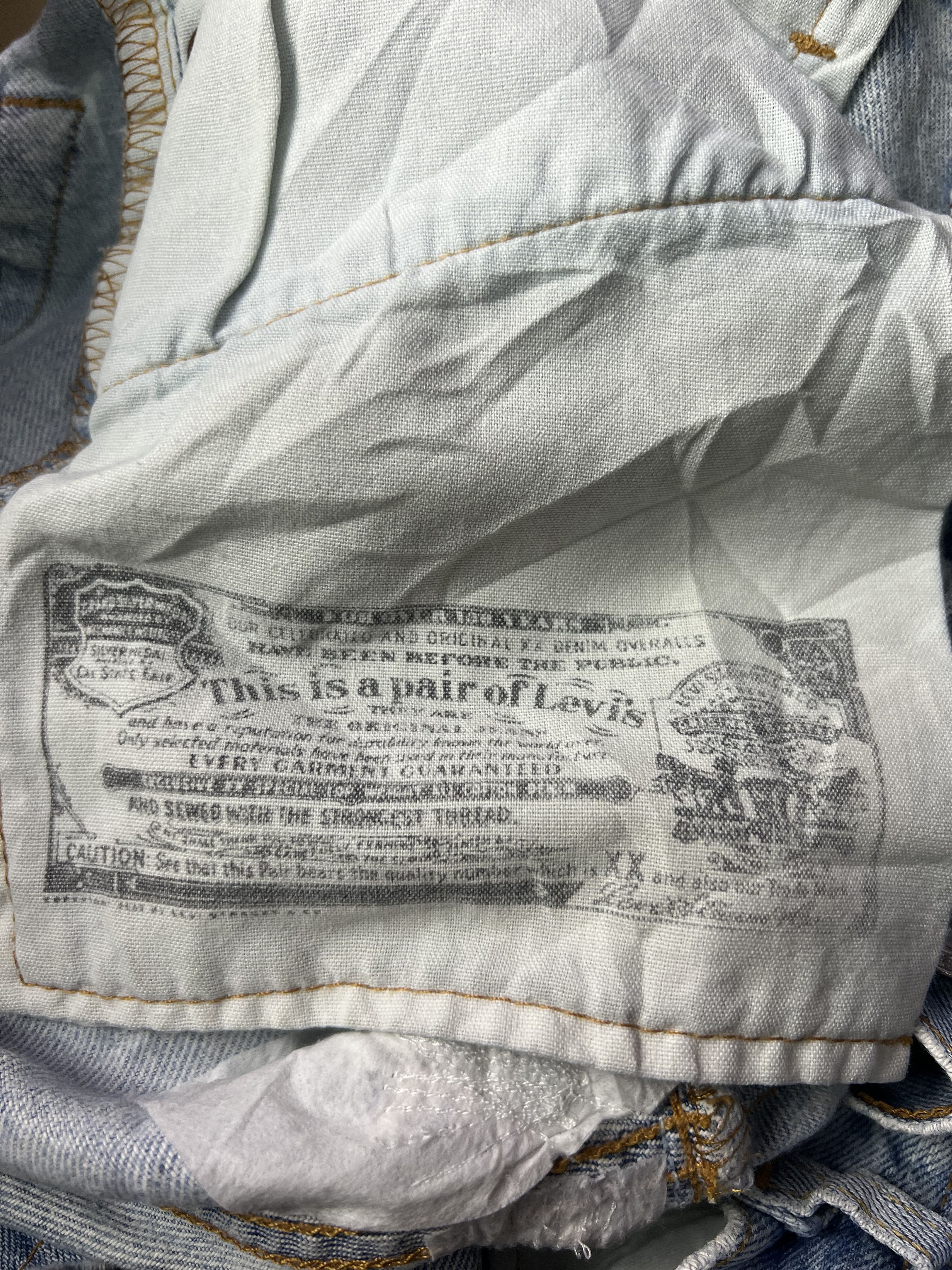 Levi's 🔥Distressed Vintage Levi’s 501 Cropped Denim Size US 34 / EU 50 - 15 Thumbnail