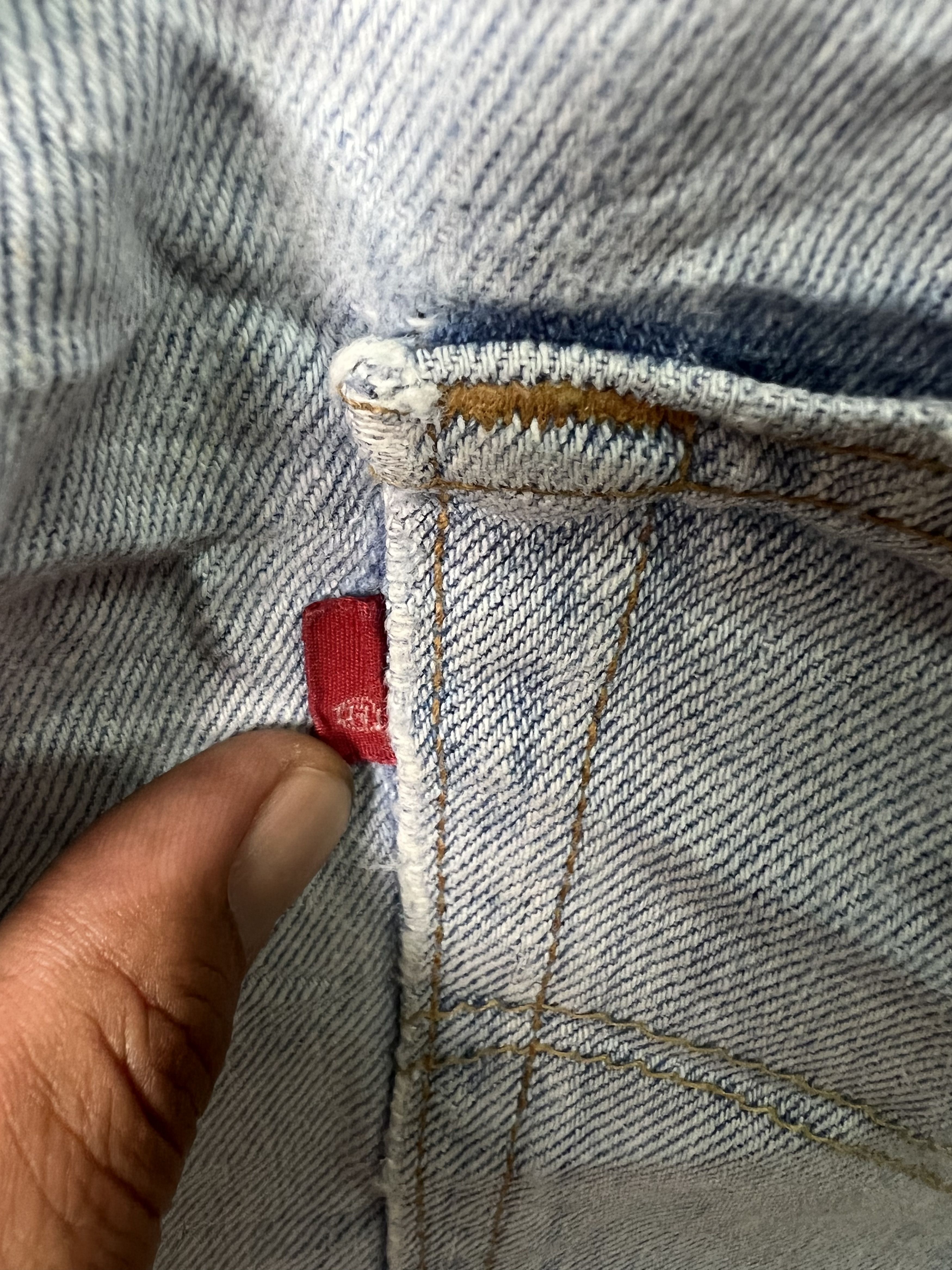 Levi's 🔥Distressed Vintage Levi’s 501 Cropped Denim Size US 34 / EU 50 - 9 Thumbnail