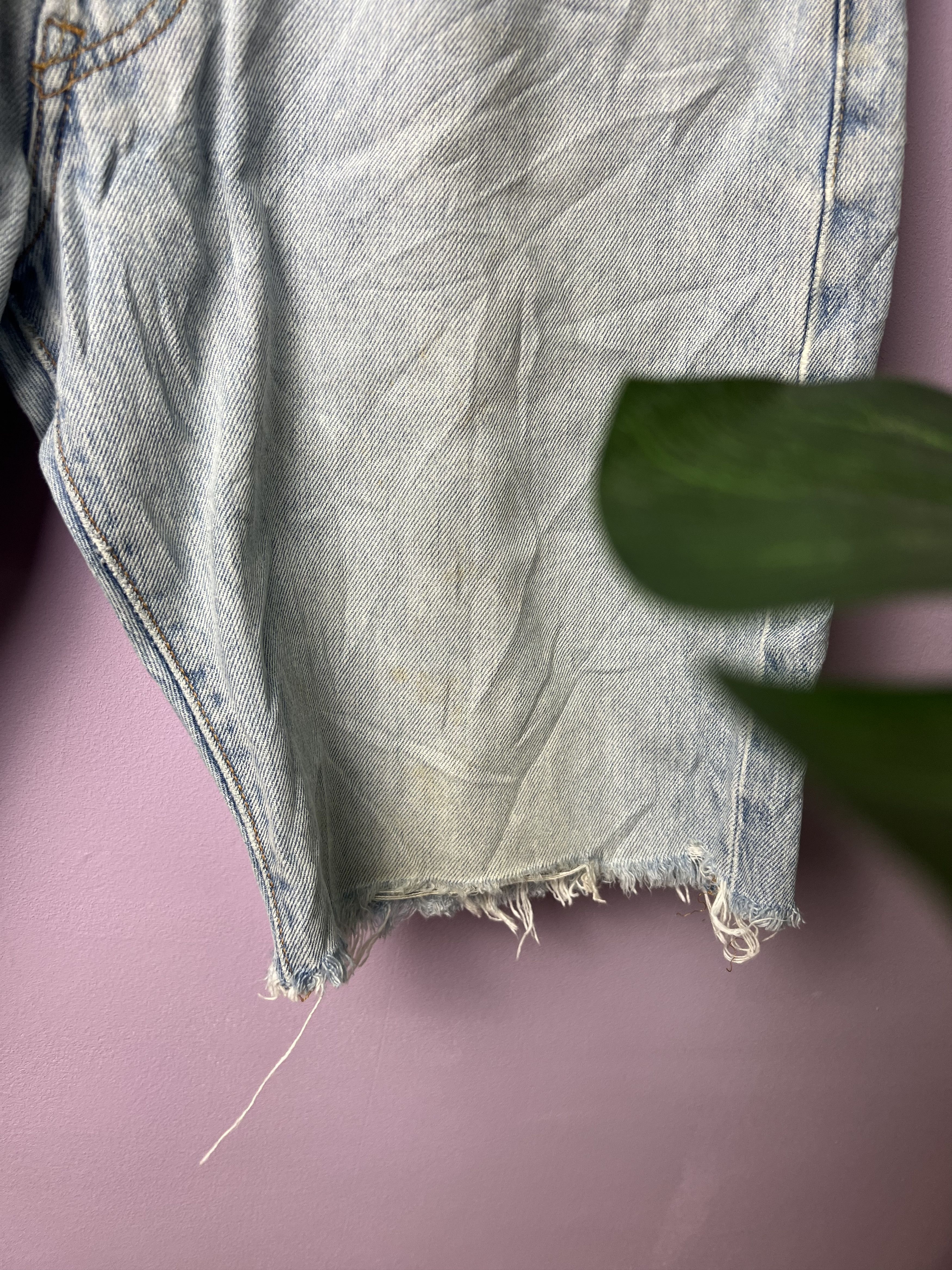 Levi's 🔥Distressed Vintage Levi’s 501 Cropped Denim Size US 34 / EU 50 - 7 Thumbnail