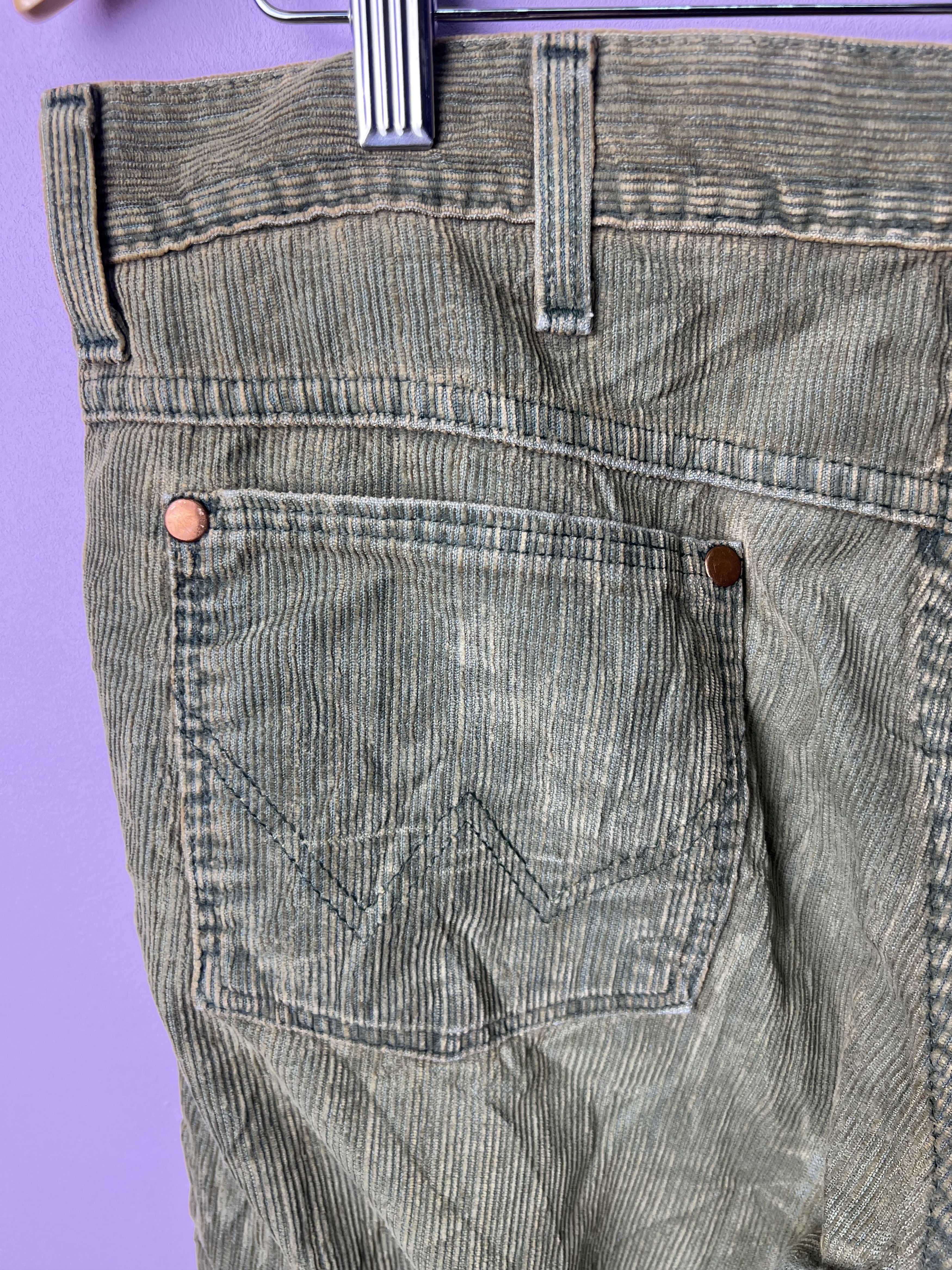 Wrangler 🔥Vintage Wrangler Corduroy Denim Size US 34 / EU 50 - 13 Thumbnail