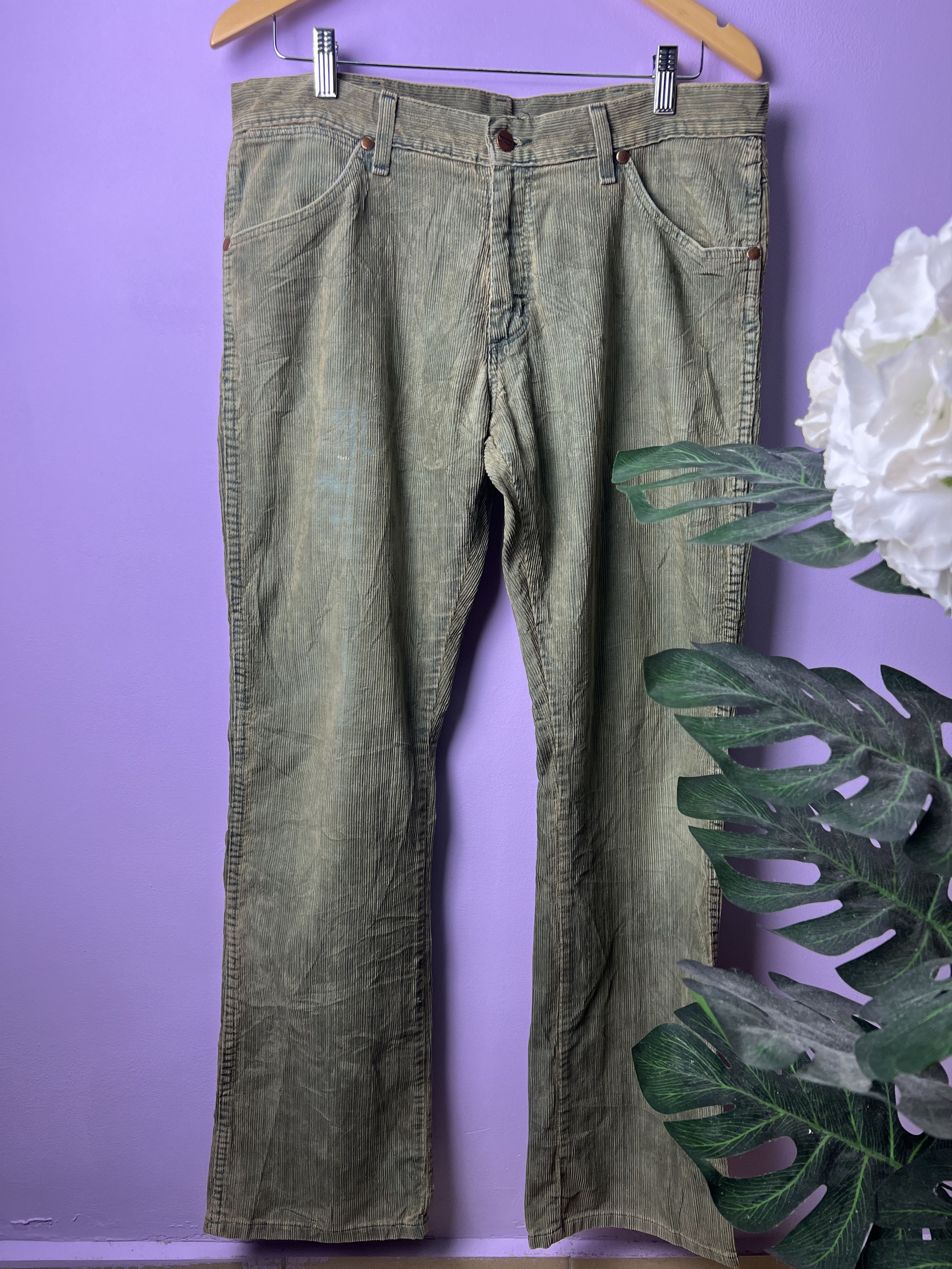 Wrangler 🔥Vintage Wrangler Corduroy Denim Size US 34 / EU 50 - 2 Thumbnail