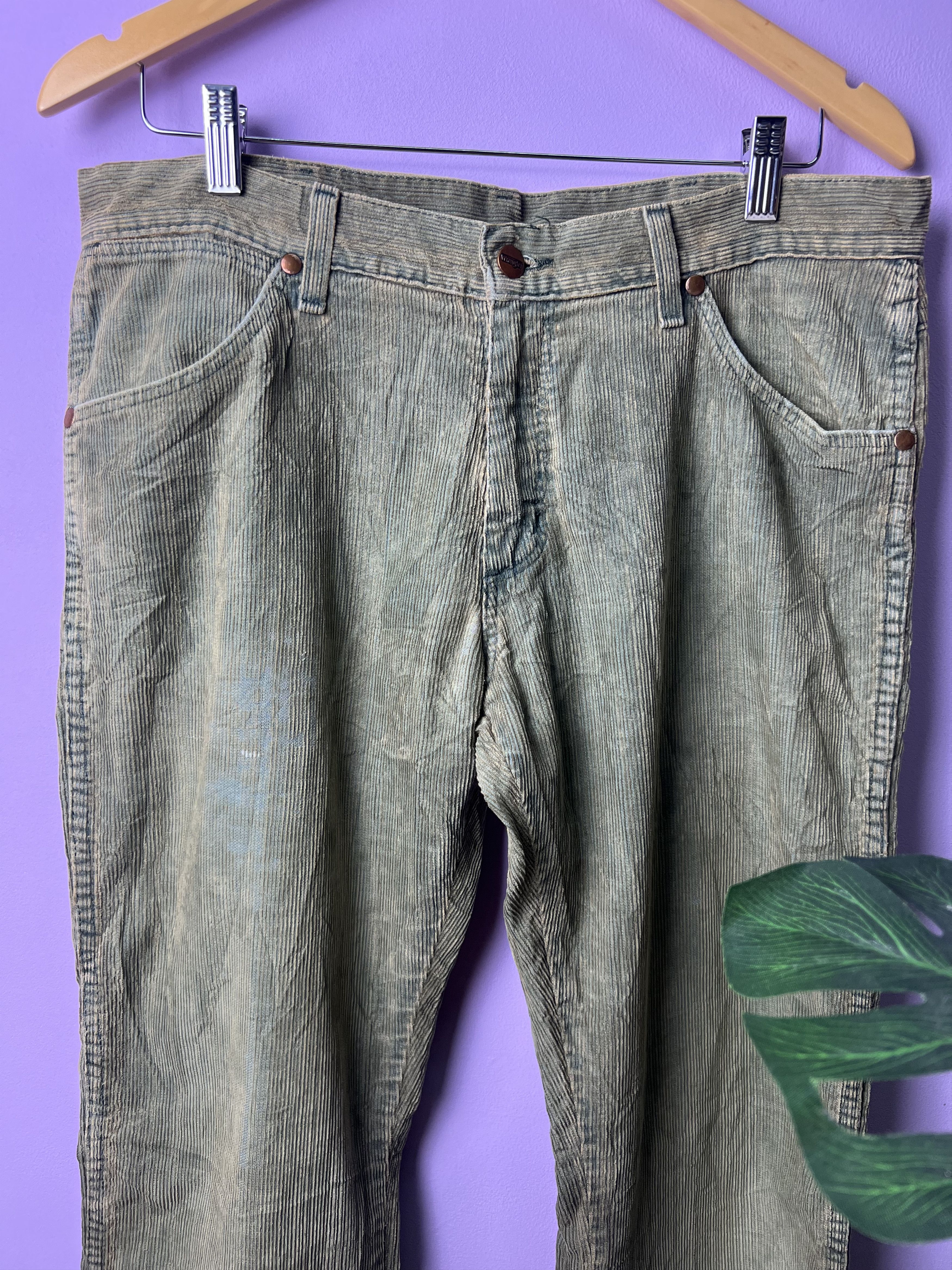 Wrangler 🔥Vintage Wrangler Corduroy Denim Size US 34 / EU 50 - 4 Thumbnail
